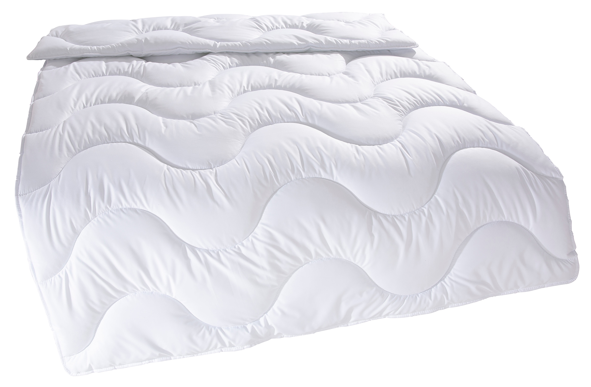 GOODproduct Couette microfibre + oreiller microfibre »Mailo, Bettdecke 135x200 cm, 155x220 cm« 2 pièces, set avec coussin 80x80 cm, été, hiver