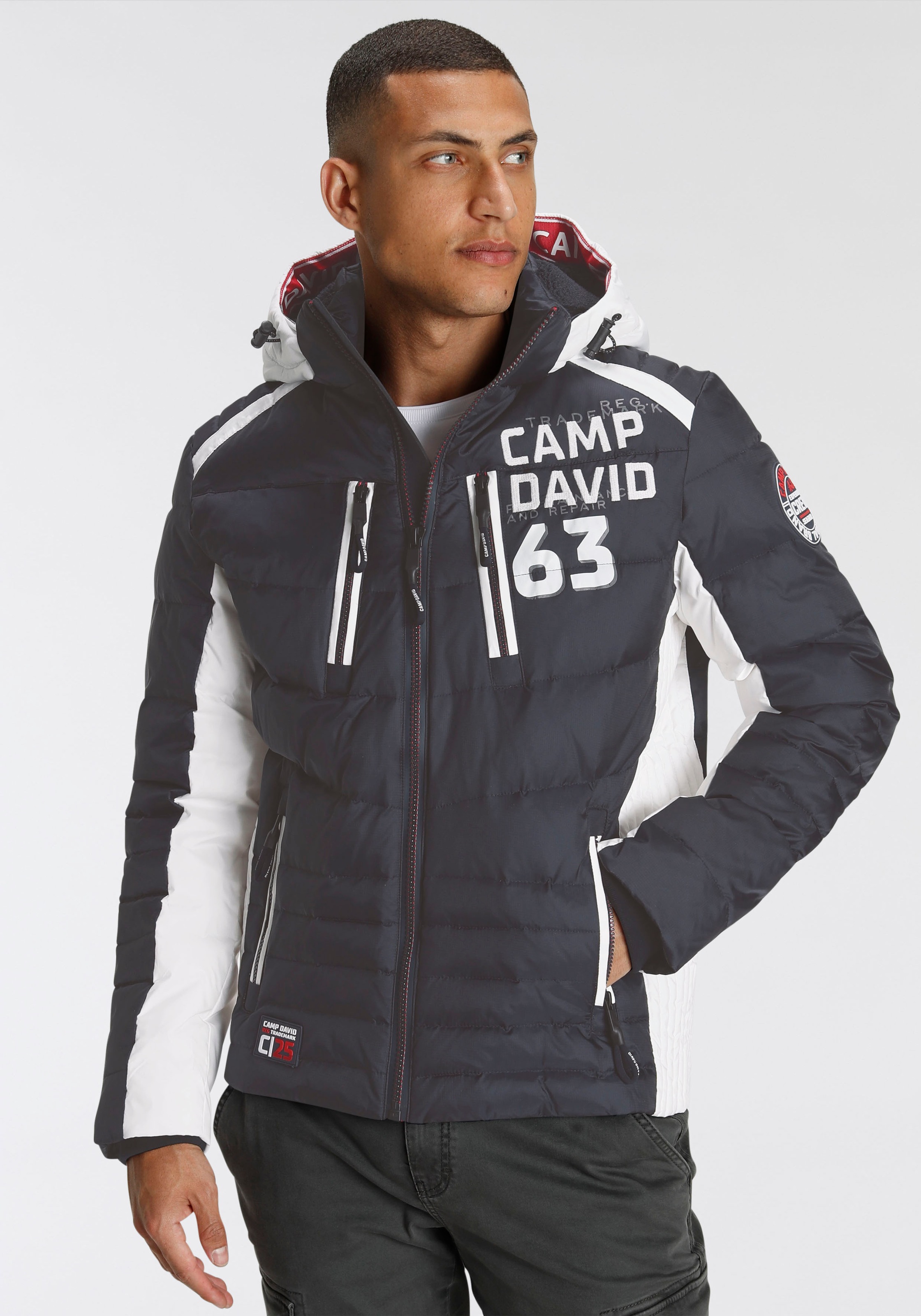 Image of CAMP DAVID Outdoorjacke, mit Logostickerei bei Ackermann Versand Schweiz