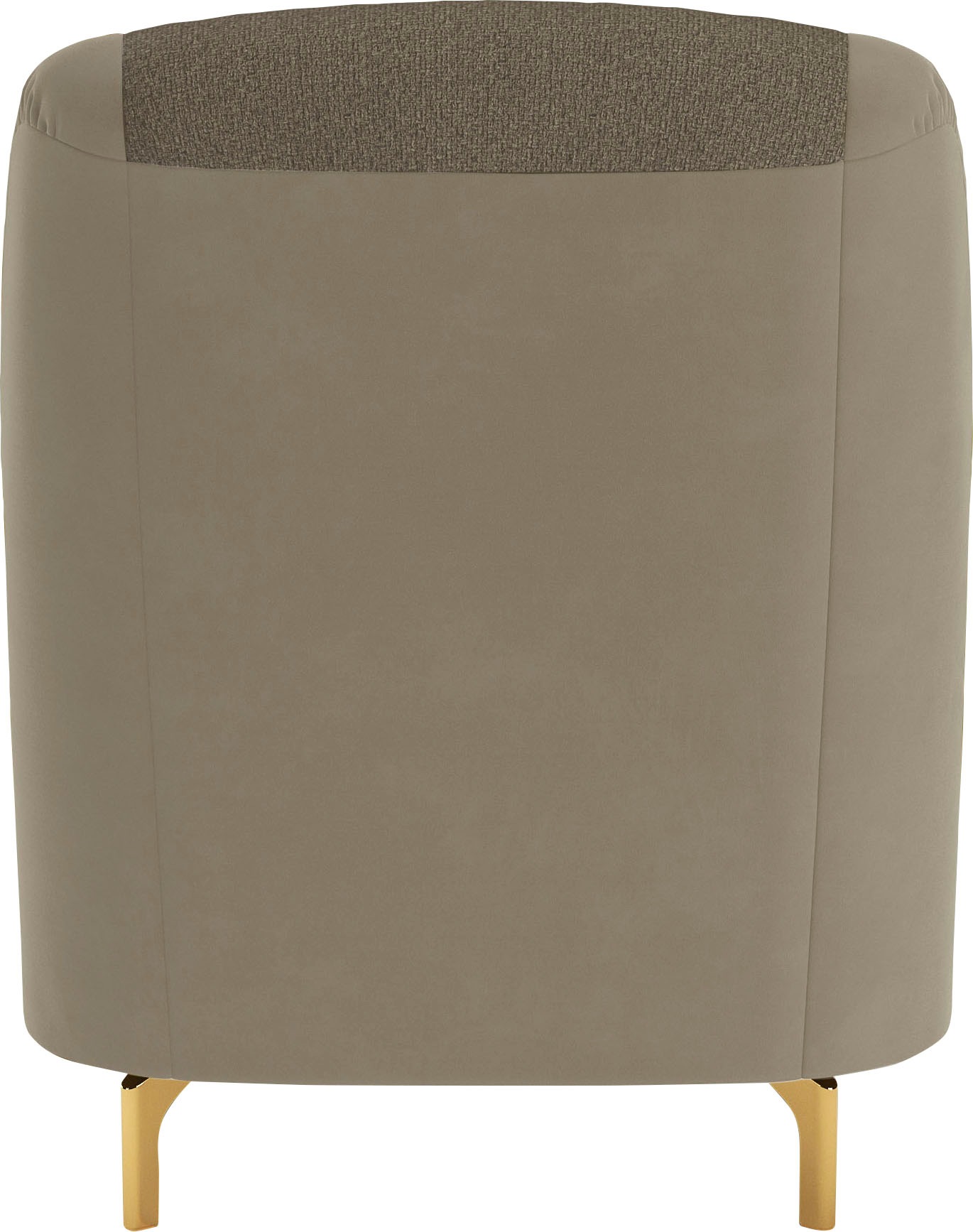 sit&more Sessel »Orient«, inkl. 1 Zierkissen mit Strass-Stein, goldfarbenfabene Metallfüsse