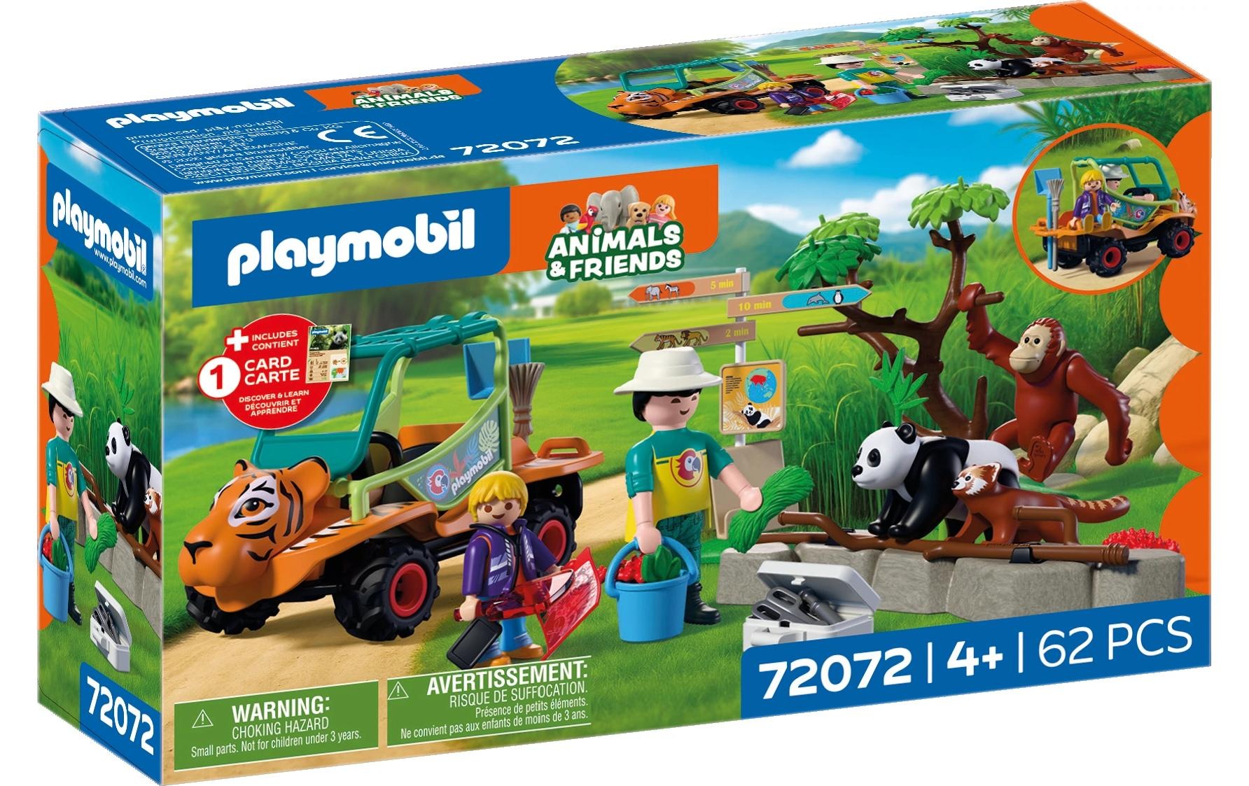Playmobil® Jeu de construction »Zoo: Tierpflegermobil (72072), Animals & Friends« Made in Europe