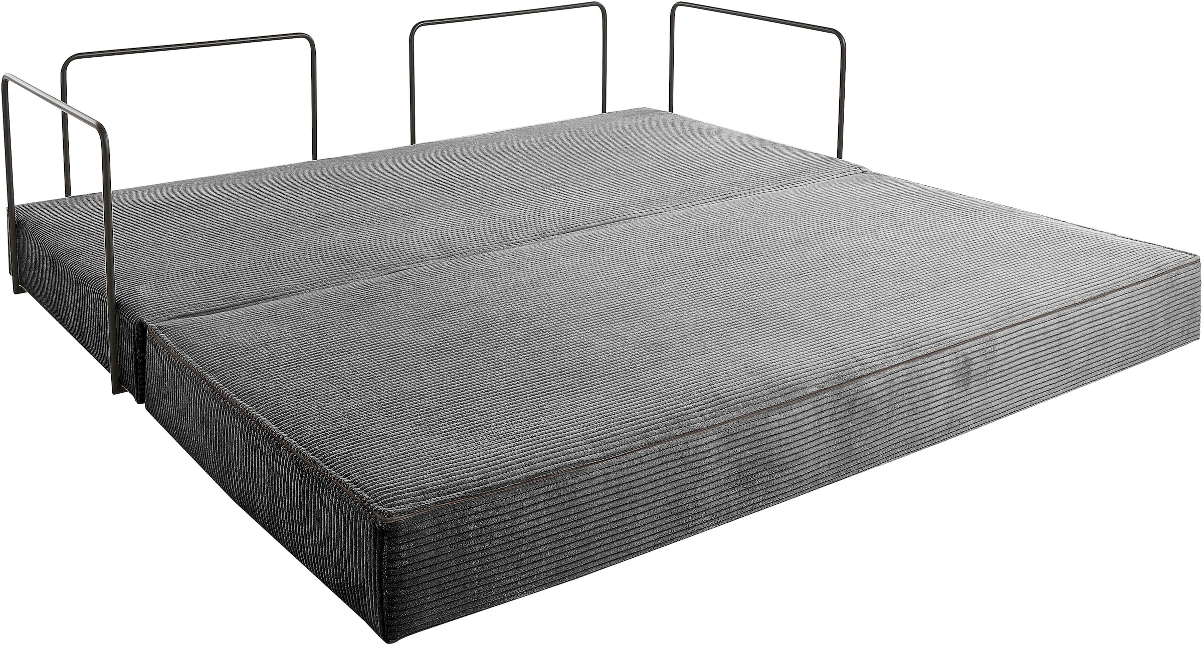 homsy by Ana Johnson Schlafsofa »Folda, Dauerschläfer, Breite 206 cm, Liegefläche 181x198 cm« mit Bett-/Schlaffunktion, inkl. 1x Zierkissen, Tonnentaschenfederkern