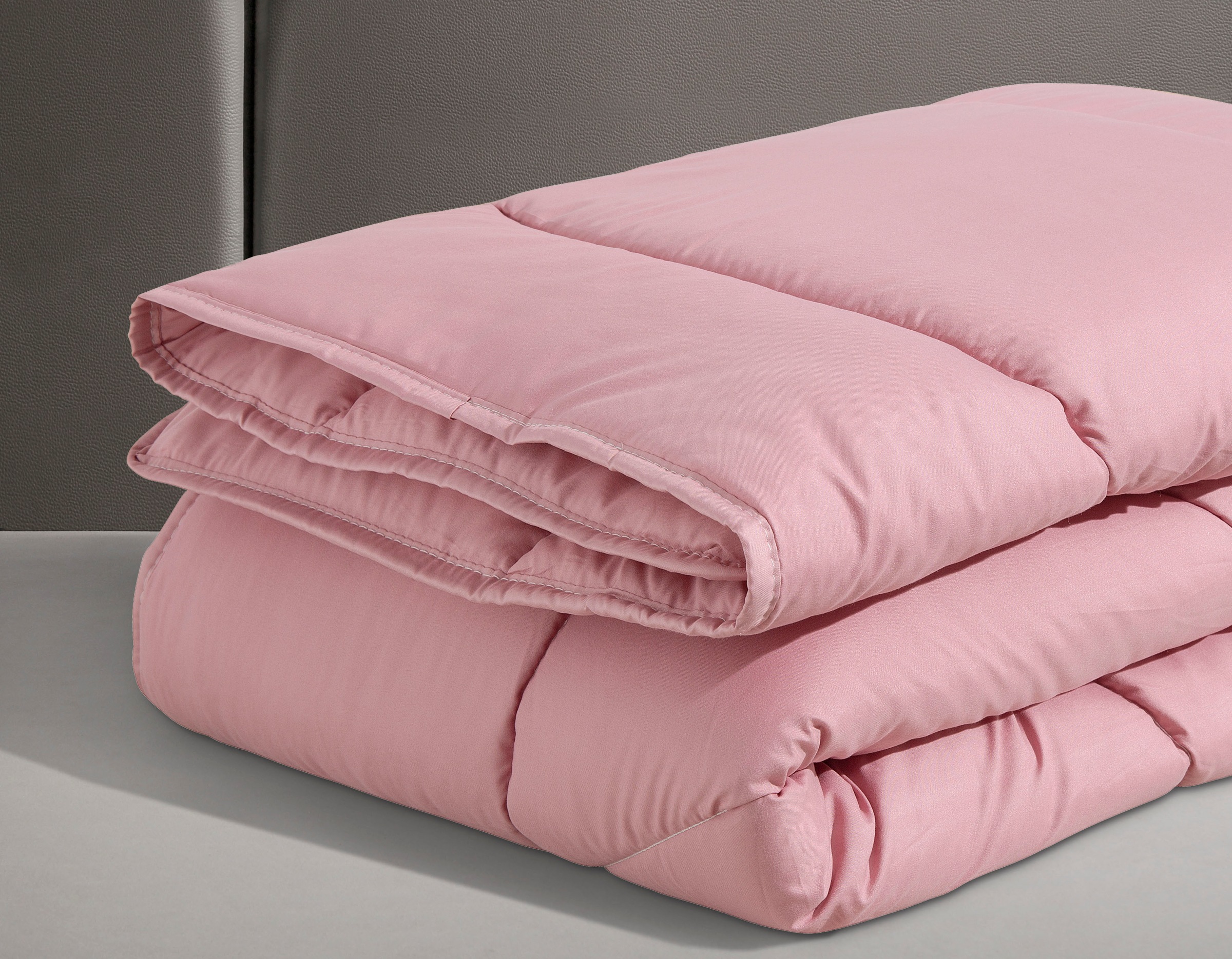 OTTO home Microfaserbettdecke "Microlux, Bettdecke 135x200 cm und Übergrößen bis 240x220cm" normal Füllung Feuchtigkeitsregulierende 3D Klimafaser (Polyester) 1 Stk. tlg. fest versteppter Bezug - keine Bettwäsche nötig, Sommer, Winter