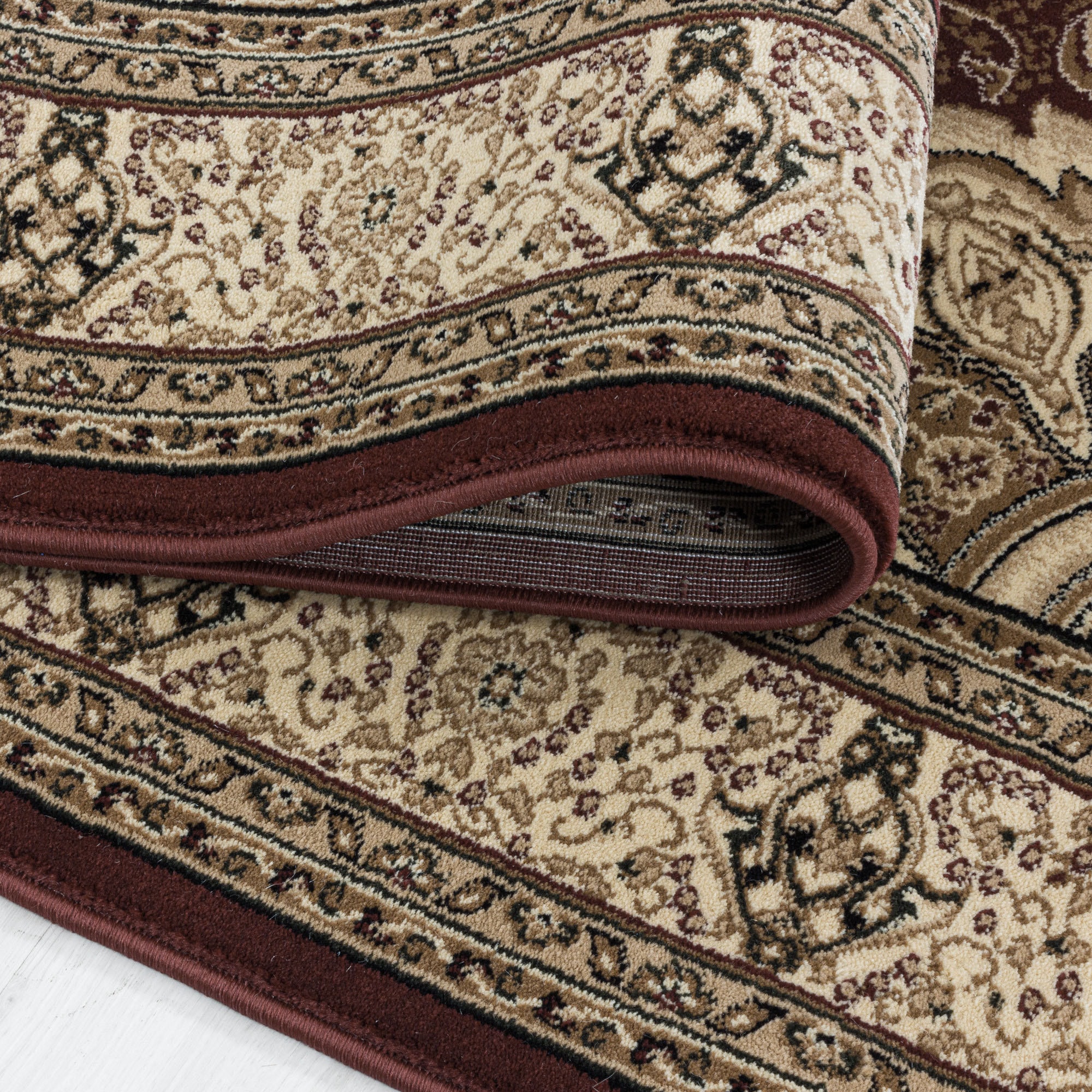 Ayyildiz Teppiche Teppich »KASHMIR 2601«, rechteckig, 10 mm Höhe, Orient Optik, pflegeleicht, robuster Kurzflor, Wohnzimmer