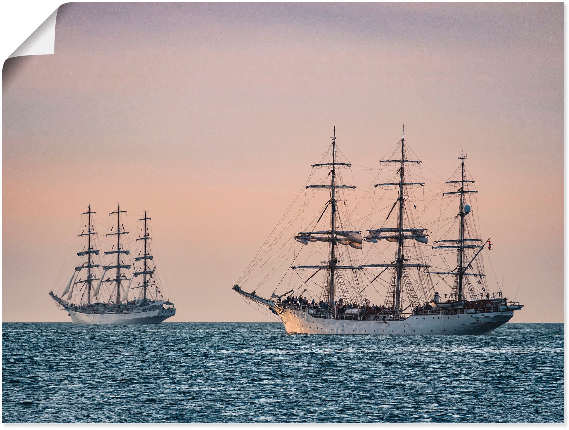 Image of Artland Wandbild »Segelschiffe Hansesail in Rostock«, Boote & Schiffe, (1 St.), in vielen Grössen & Produktarten -Leinwandbild, Poster, Wandaufkleber / Wandtattoo auch für Badezimmer geeignet bei Ackermann Versand Schweiz