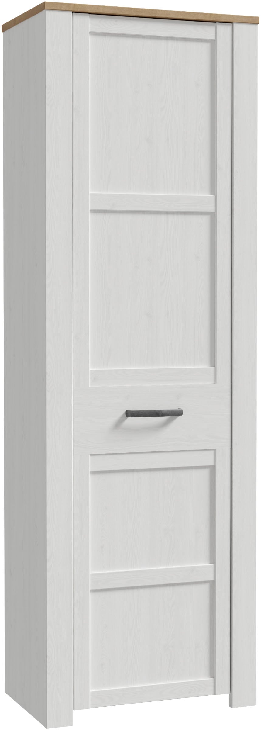 Image of FORTE Garderobenschrank "Garderobenschrank, Höhe 205,4cm, Soft Close, ausziehbare Kleiderstange" B/H/T 66,7/205,4/42 cm