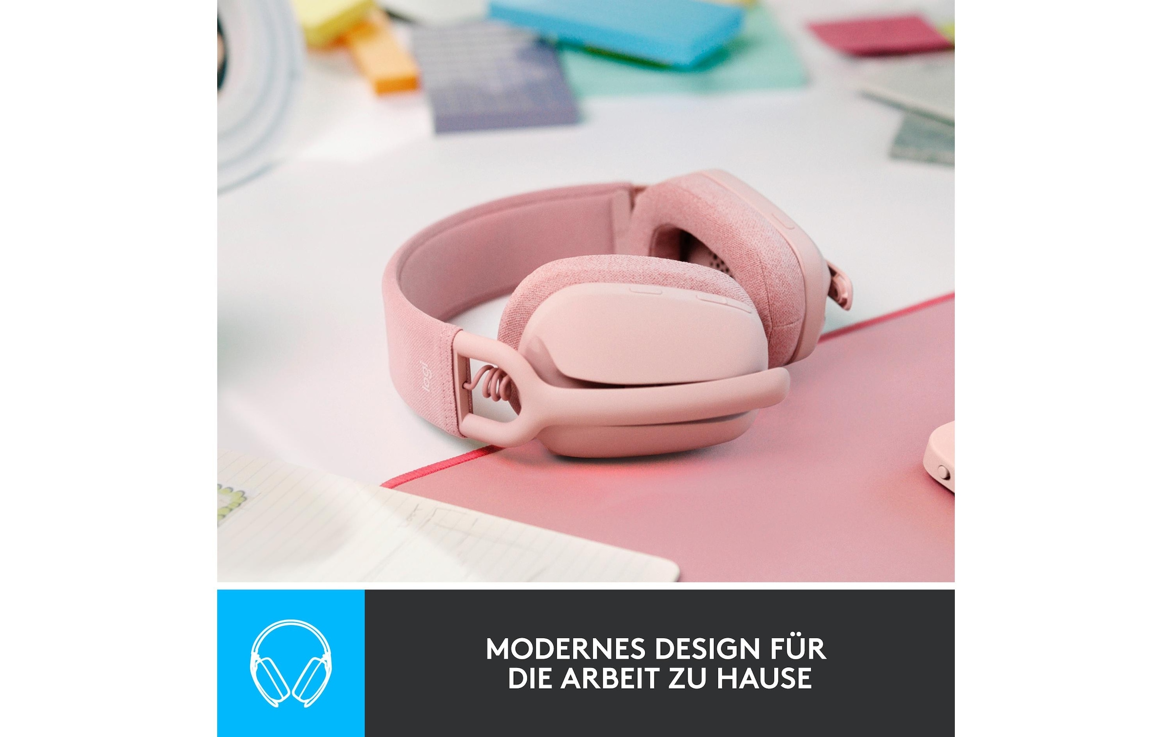 Logitech Headset »Headset Zone Vibe 100 rose«