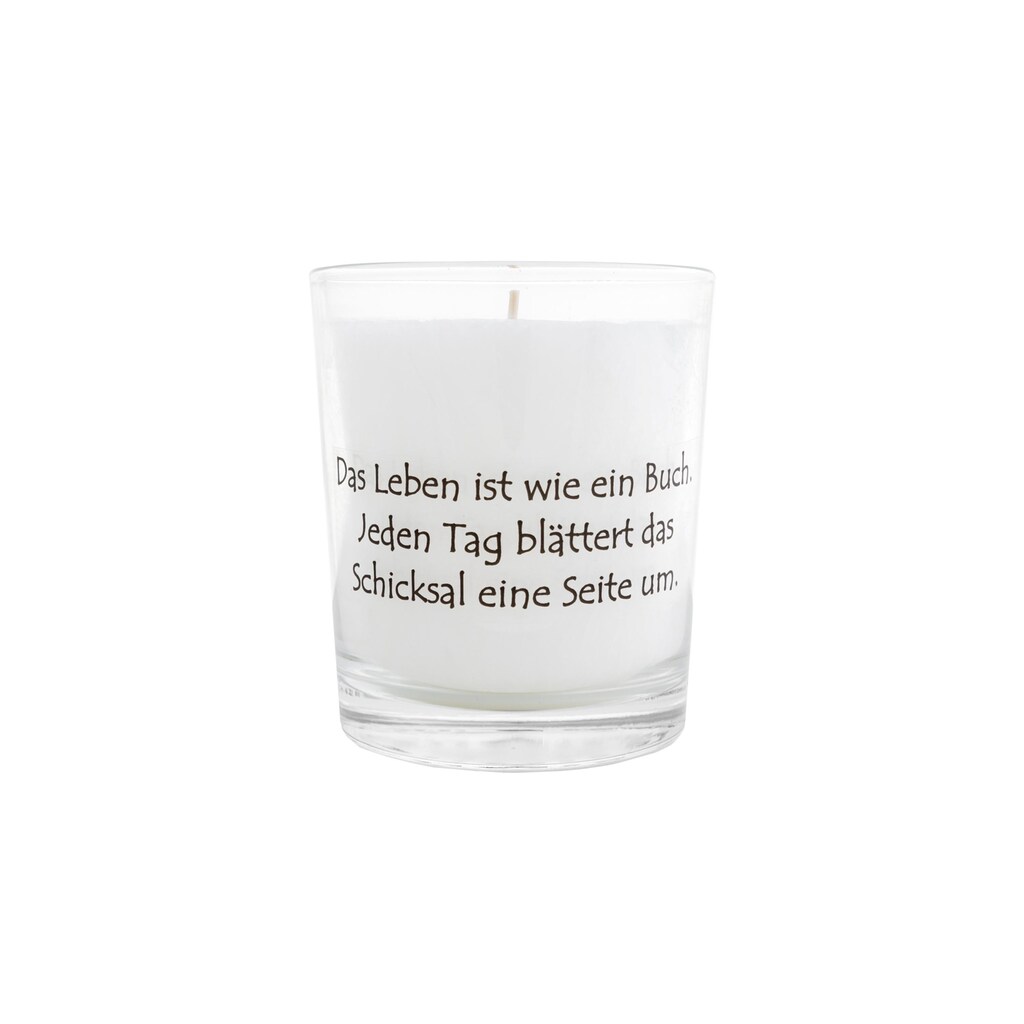 Herzog Kerzen AG Stumpenkerze »Kerze im Glas«