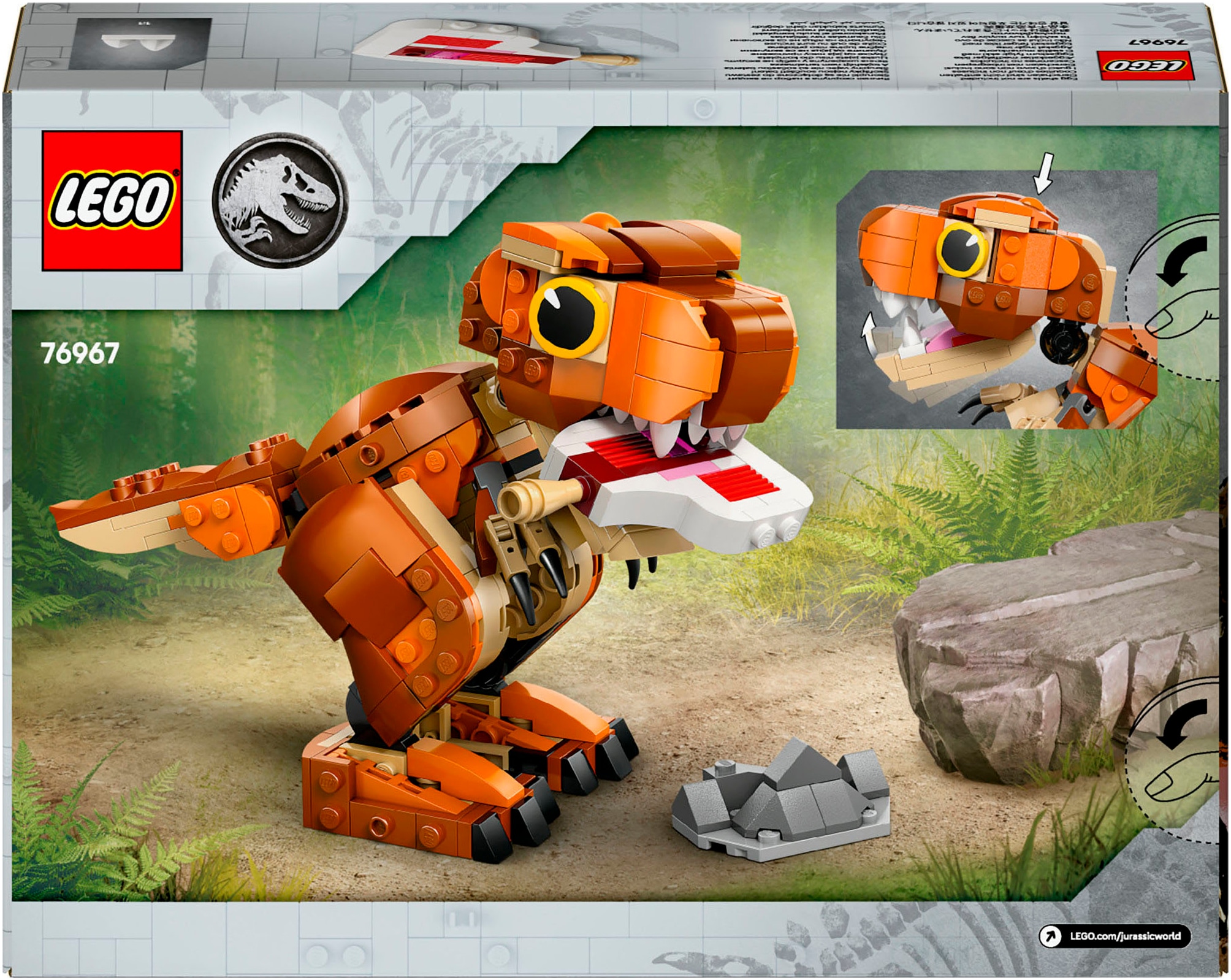 LEGO® Konstruktionsspielsteine »Little Eatie: T.Rex (76967), LEGO Jurassic World« Made in Europe