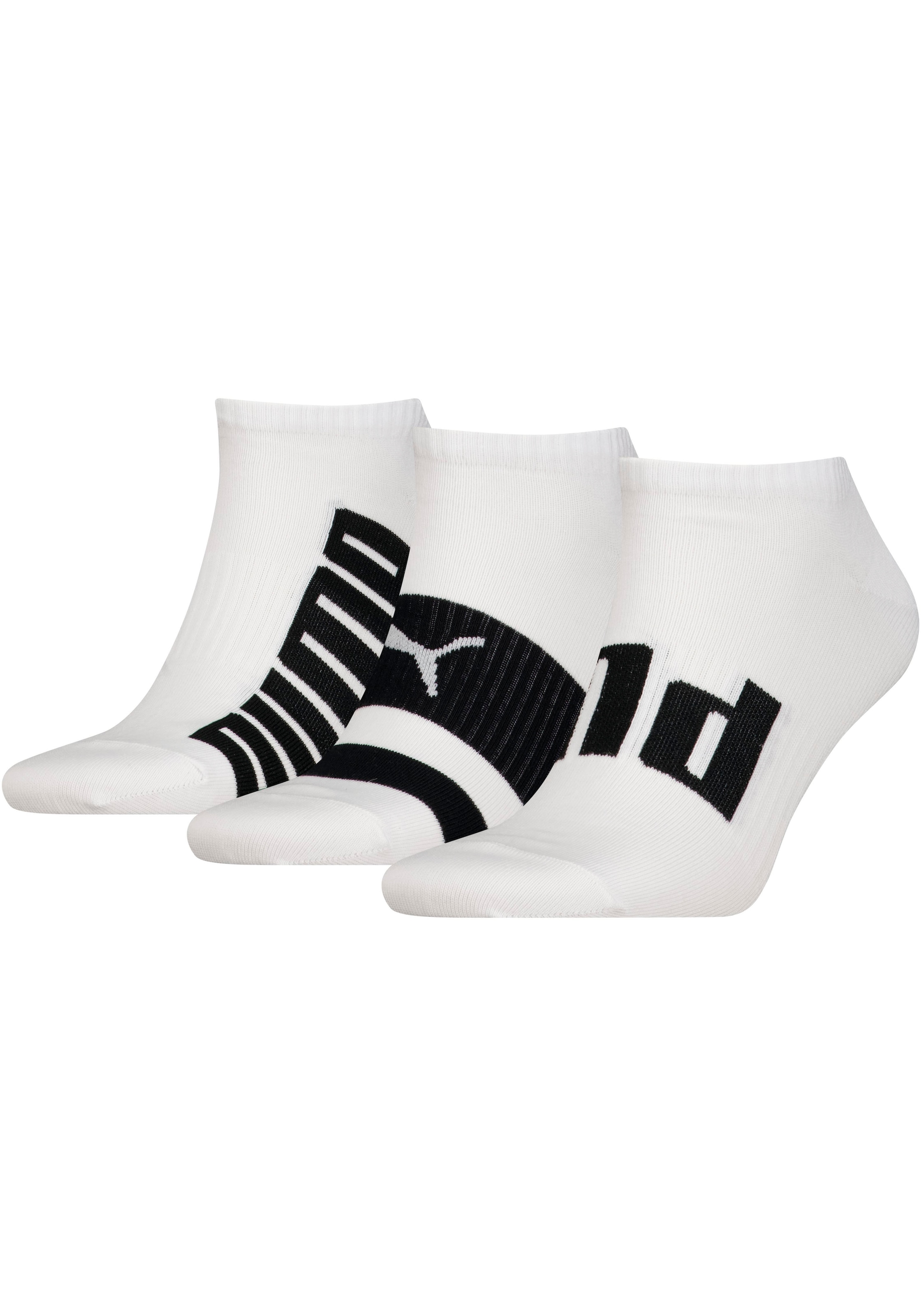 Sneakersocken »Unisex PUMA UNISEX BIG LOGO SNEAKER«, (Packung, 3 Paar), Short-Socks