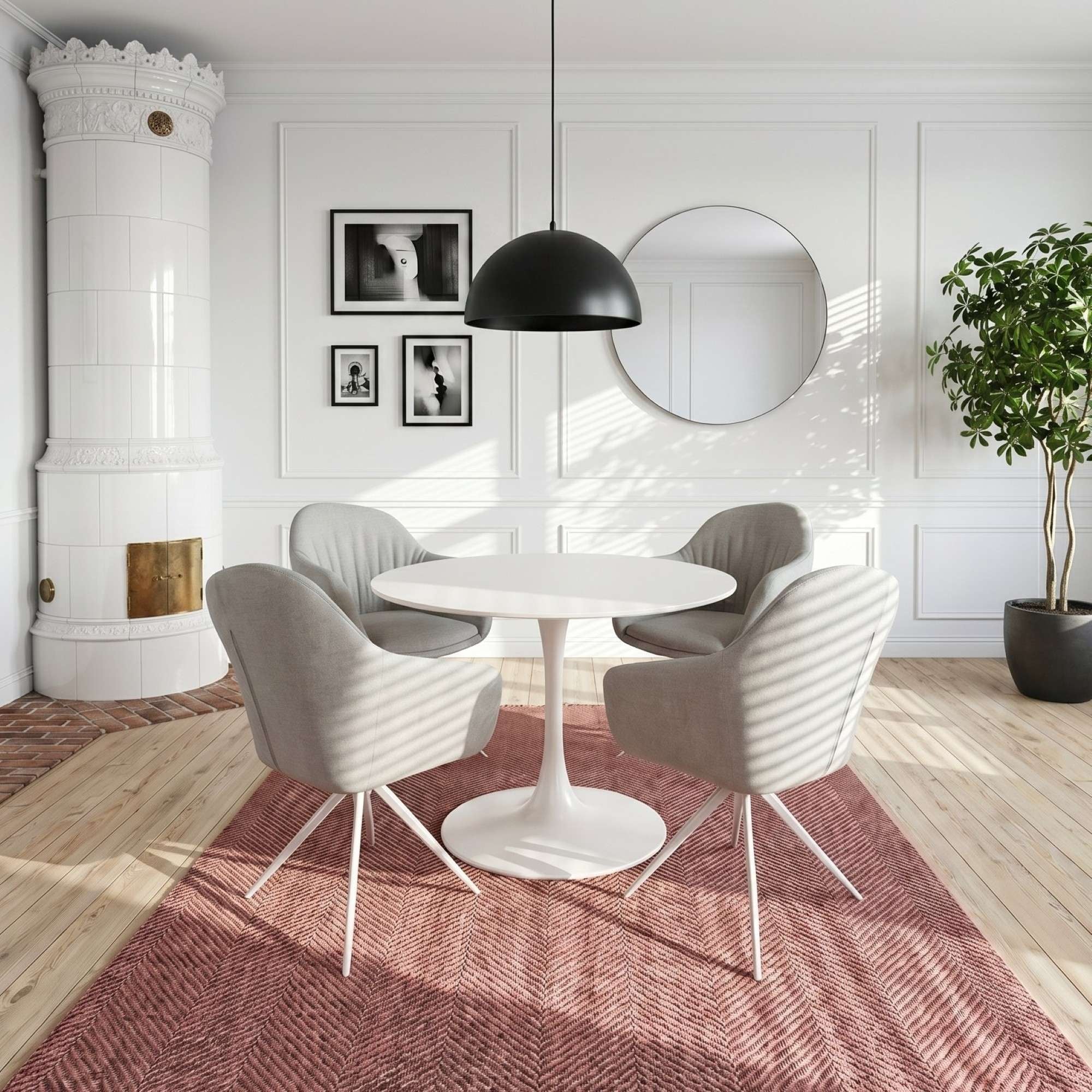 GOODproduct Esszimmerstuhl »Avisio« () 2 Stk.Gepolsterte Rückenlehne, Armlehne und Sitzfläche, Sitzhöhe 50 cm