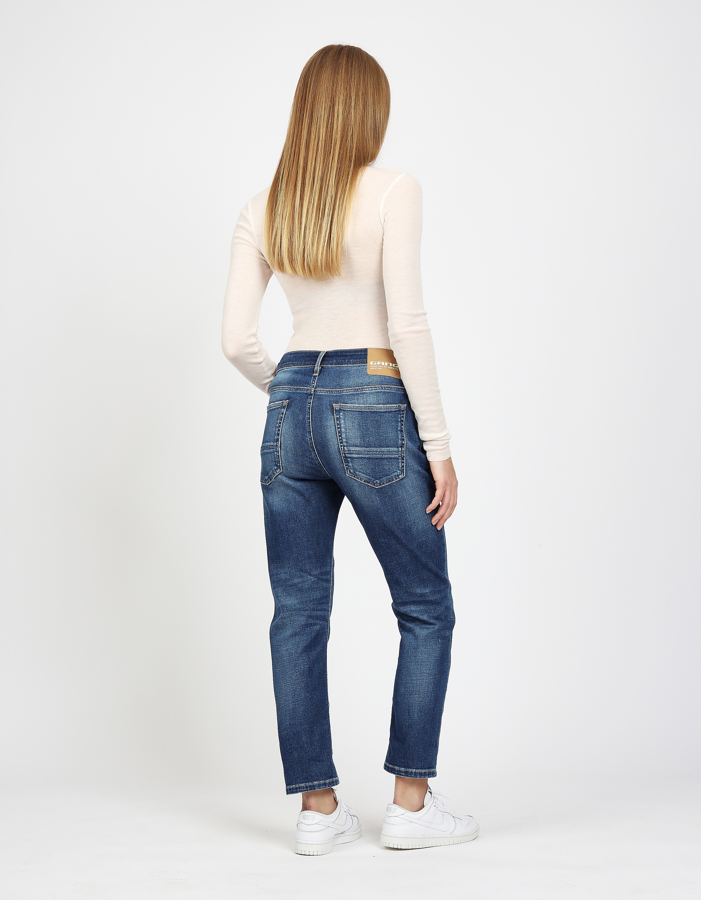 GANG Boyfriend-Jeans »94NICA CROPPED«, mit geraden und verkürzten Beinverlauf