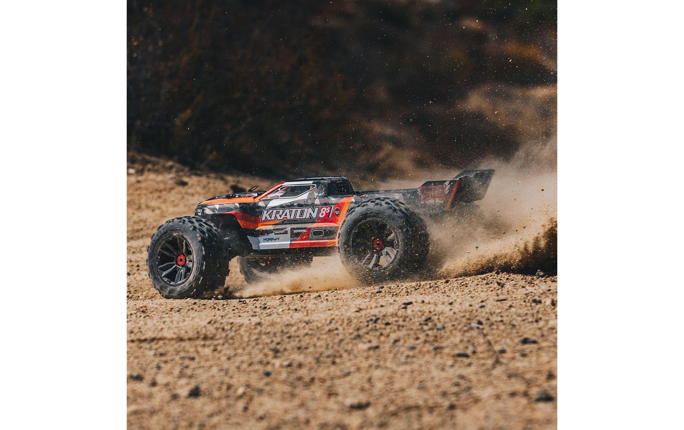 Spielzeug-Monstertruck »Arrma Kraton 8S BLX ARTR Orange«