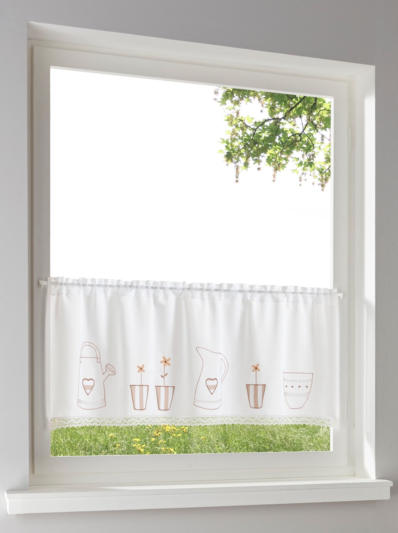Image of heine home Querbehang Stangendurchzug 1 Stk. tlg.