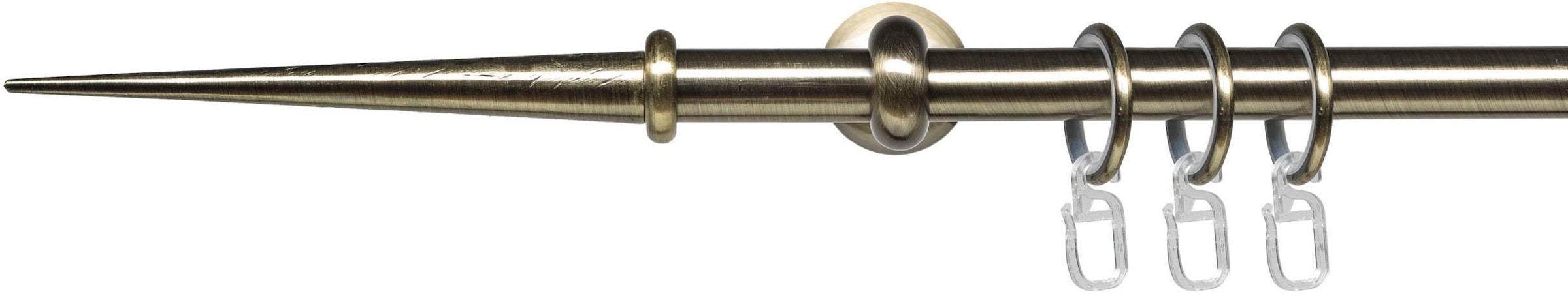 Image of Liedeco Gardinenstange "Esp Spitze" Ø 16 mm 1 läufig-läufig Fixmass 1-läufig im Fixmass Ø 16 mm