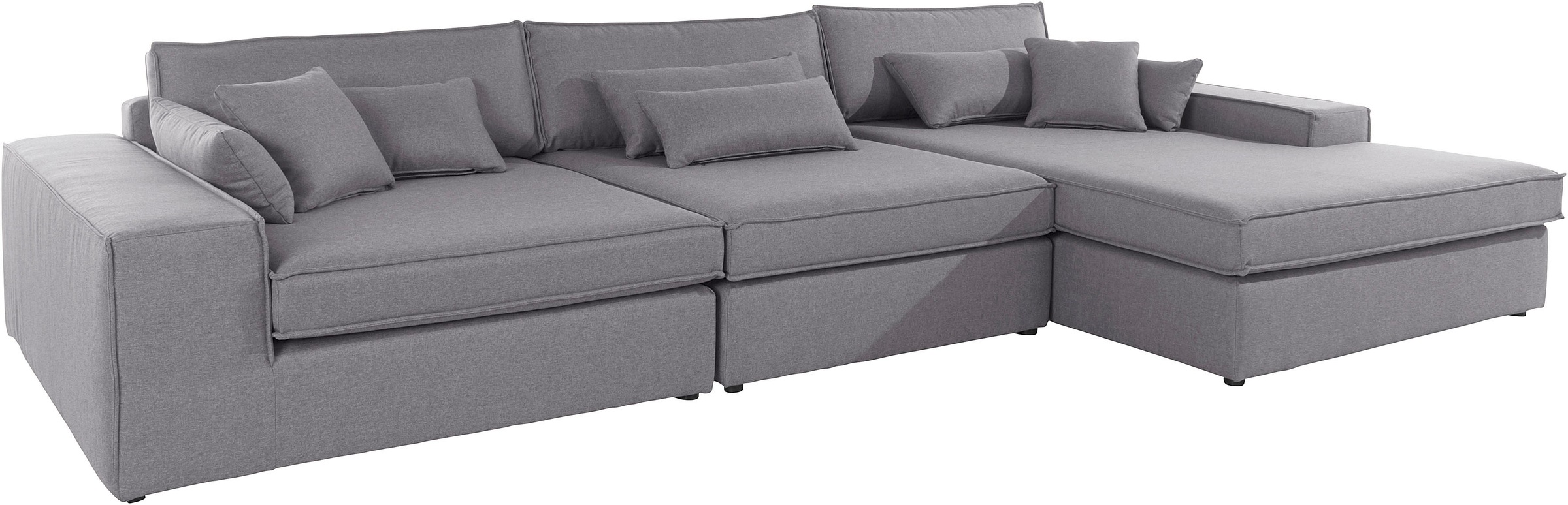 RAUM.ID Ecksofa »Enid L-Form«, 3 Teile, bestehend aus Modulen, in vielen Bezügen, auch in Breitcord