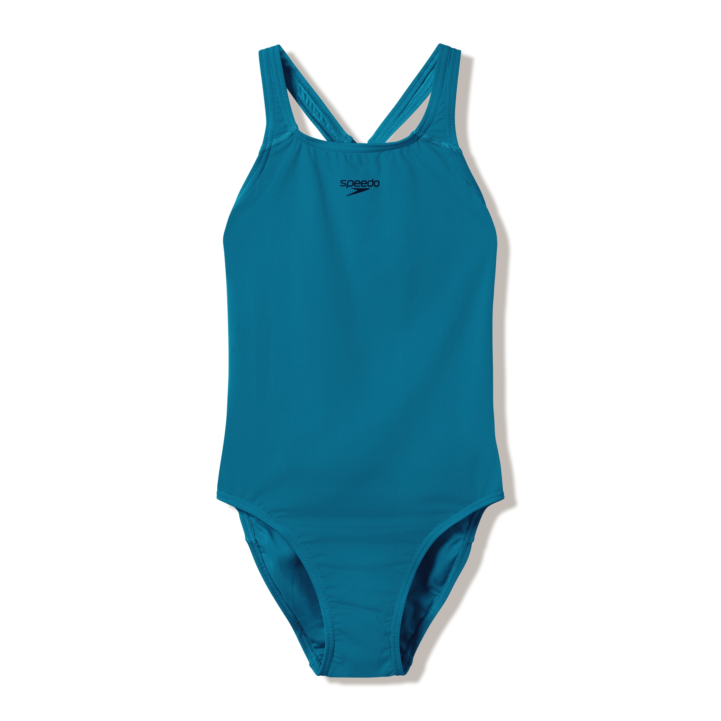 Speedo Maillot de bain »END+ MEDALIST 1PC DKGRN« pour activités sportives, avec impression de logo, élastique