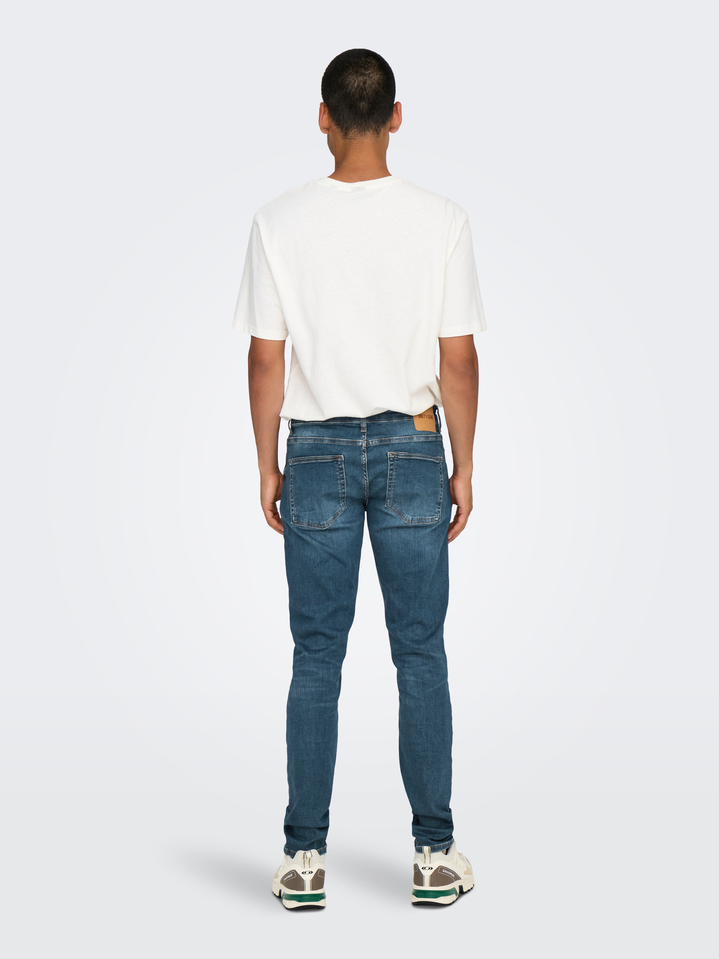 ONLY & SONS Jeans slim »OS ONSLOOM SLIM BLUE GREY 40« mit Destroyed Effekt