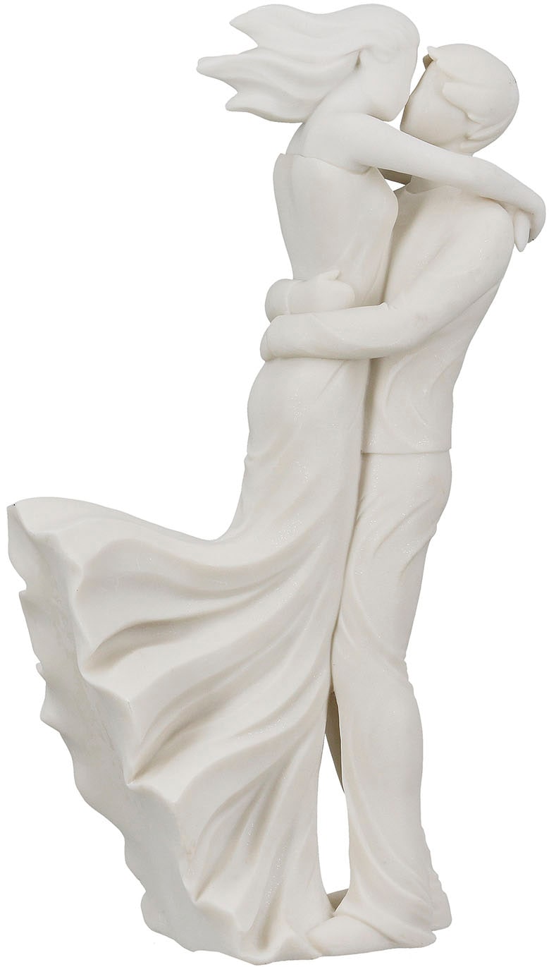 Image of GILDE Dekofigur "Figur Paar Couple in the wind weiss H. 30,5 cm"