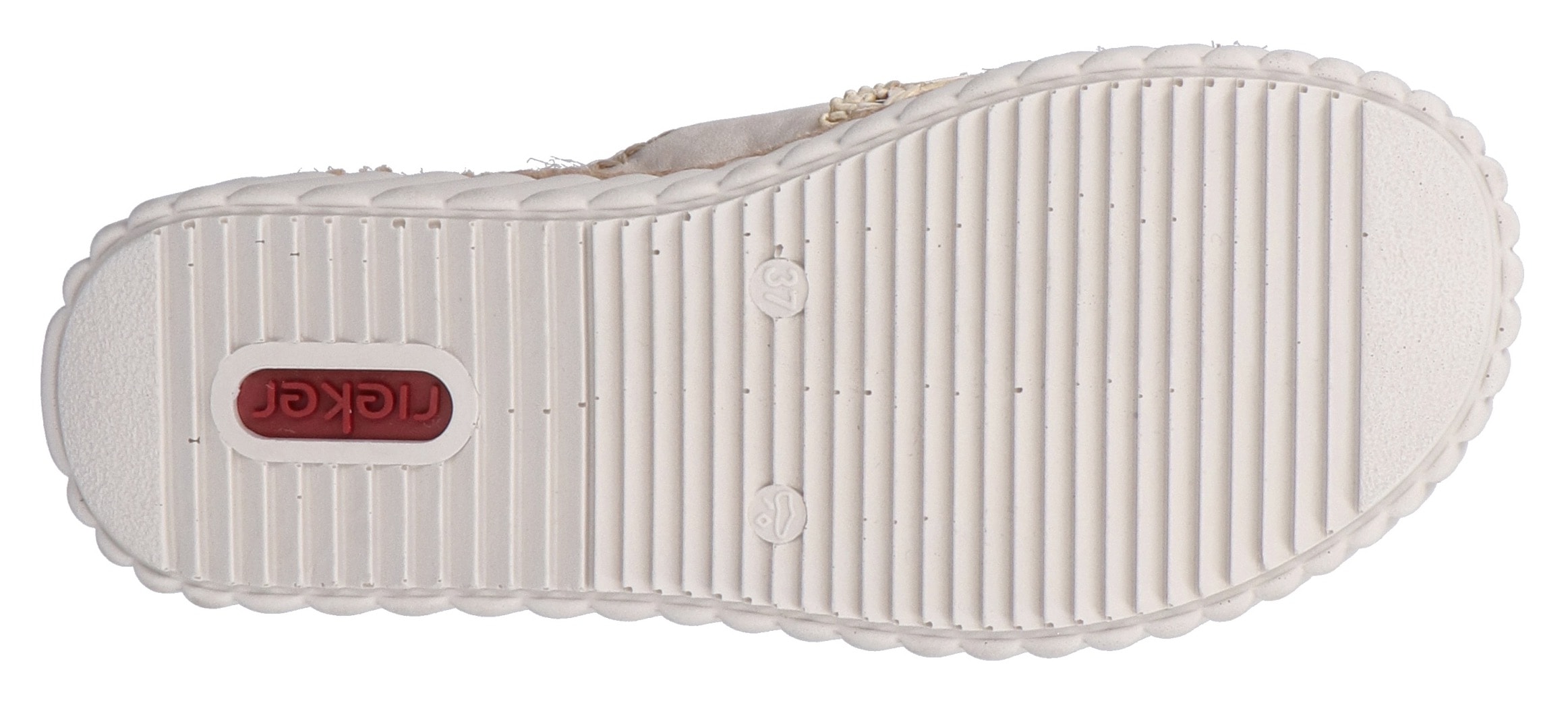 Rieker Pantolette  Sommerschuh, Strandschuh, Urlaubschuh, Hausschuh mit softer Innensohle