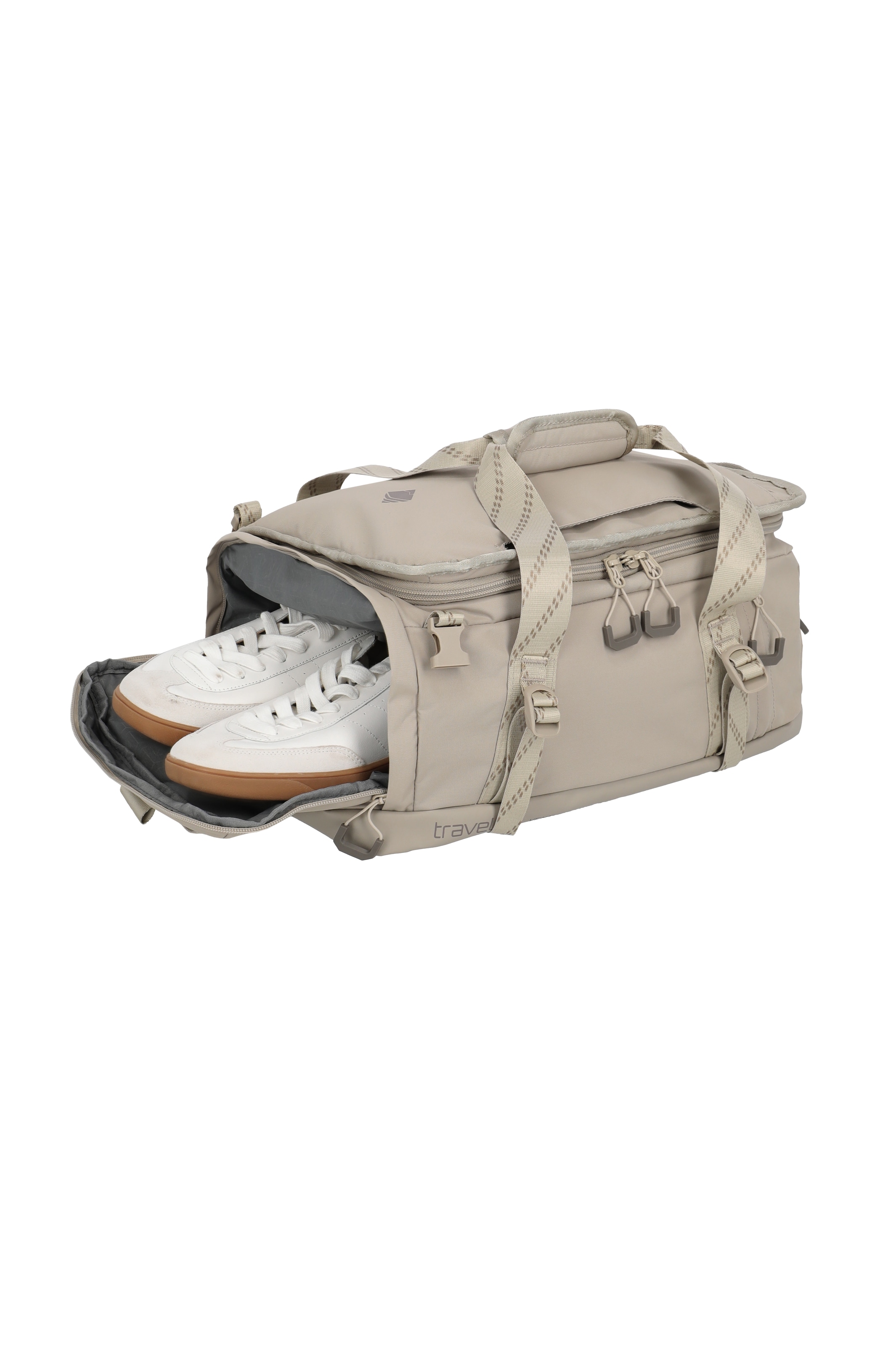 travelite Sac de voyage »VENTURE LINE Duffle Bag« en nylon robuste avec options de port flexibles et compartiment à chaussures