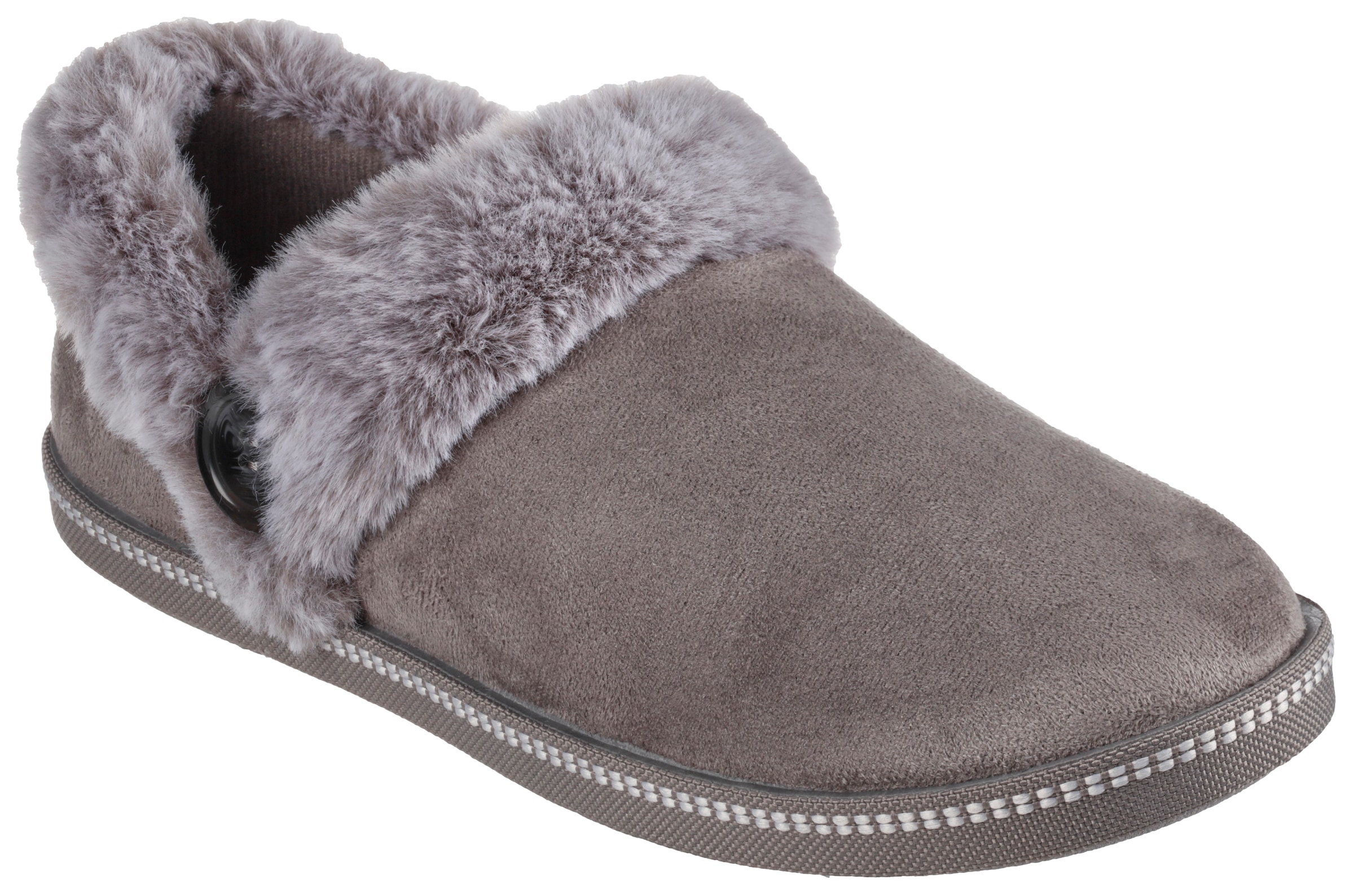 Skechers Pantoffel »COZY CAMPFIRE FRESH TOAST«, mit Fellimitat-Kragen