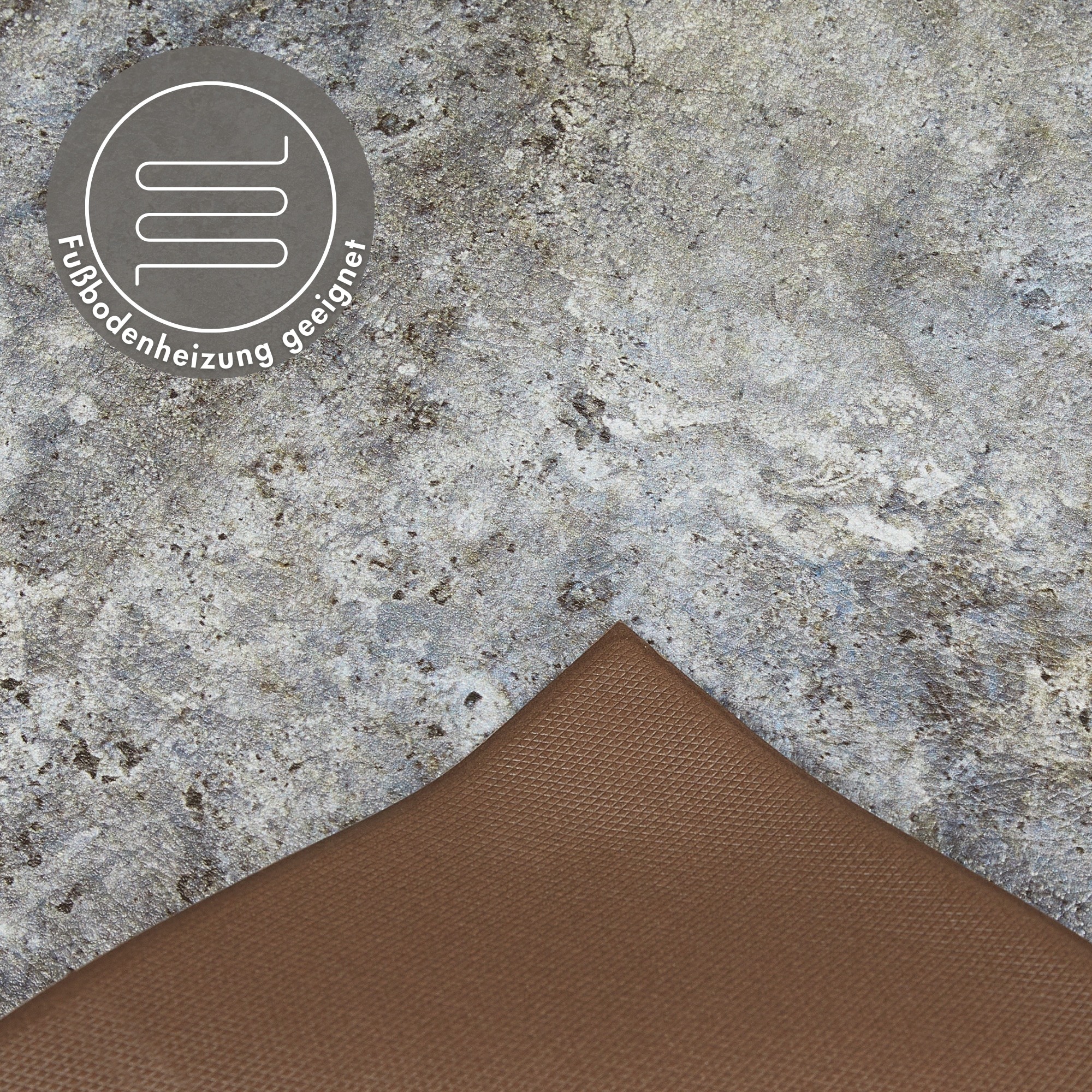 Andiamo Vinylteppich »Marrakesch«, rechteckig, 3,5 mm Höhe, abwischbar, rutschhemmend, Fliesen oder Beton Design, auch als Läufer