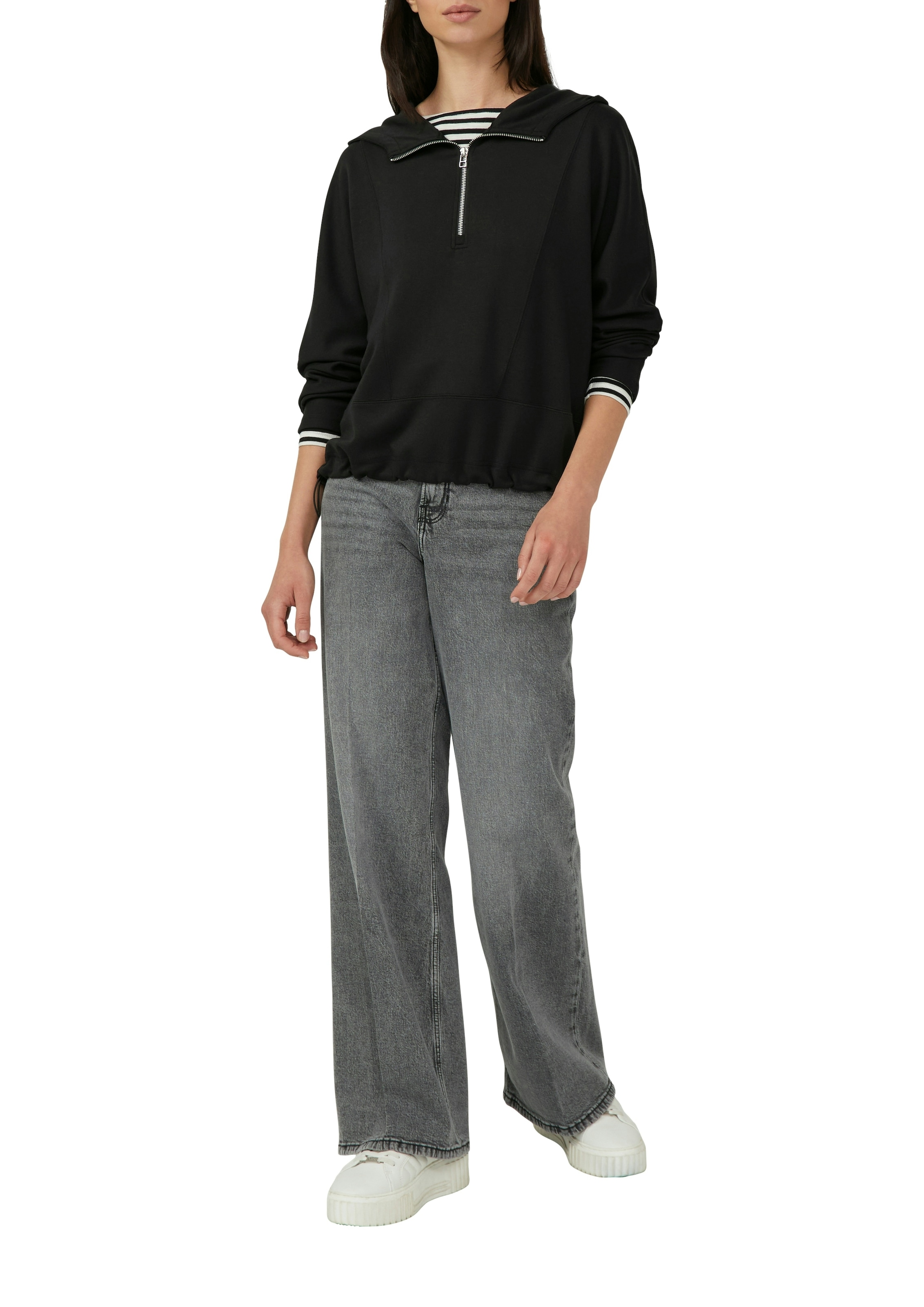 s.Oliver Sweat-shirt , avec manches chauve-souris

