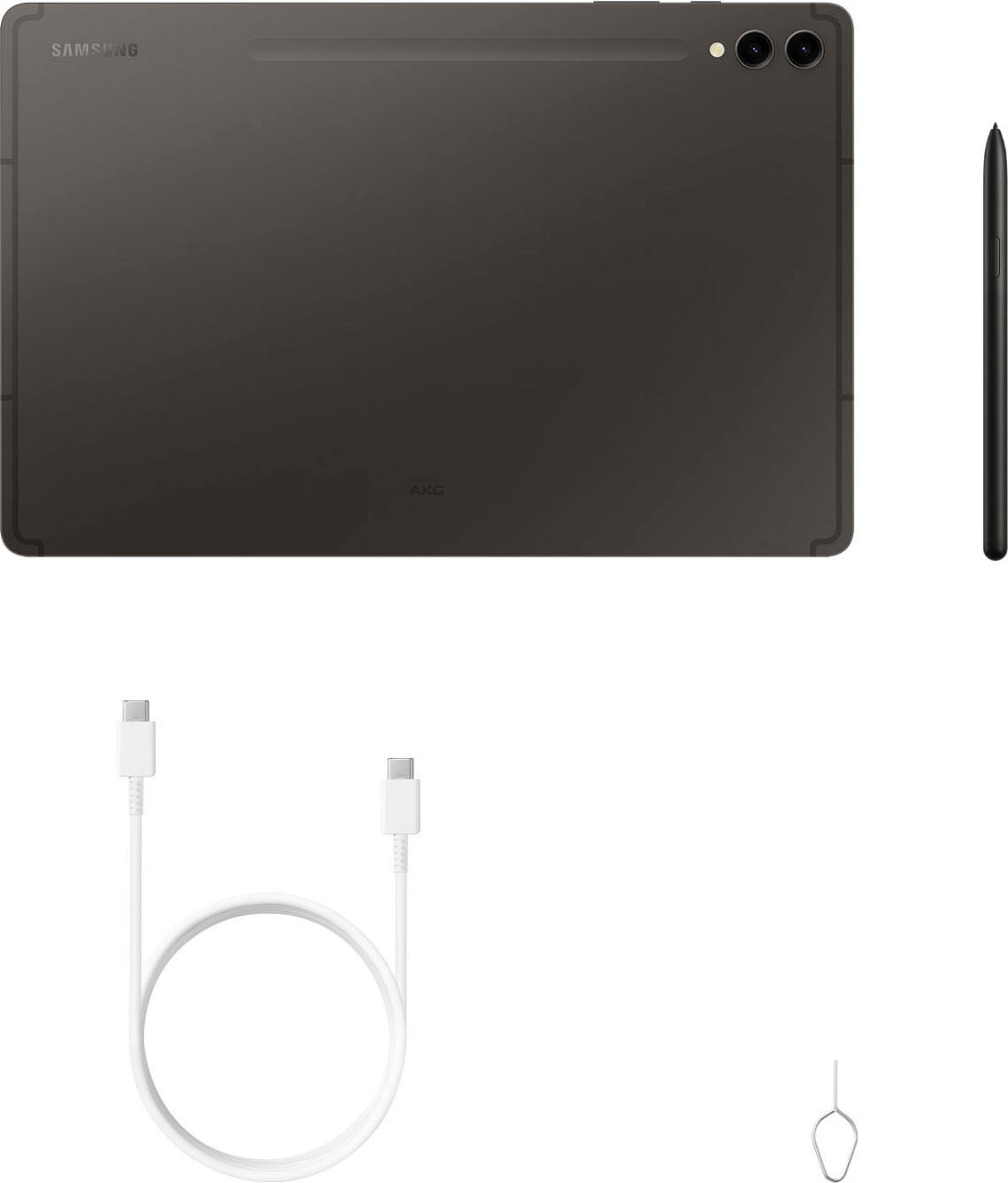Samsung Tablet »Galaxy Tab S9+ 5G«, (31,5 cm / 12,4 Zoll), Android, WQXGA+, 5G, AI-Funktionen)