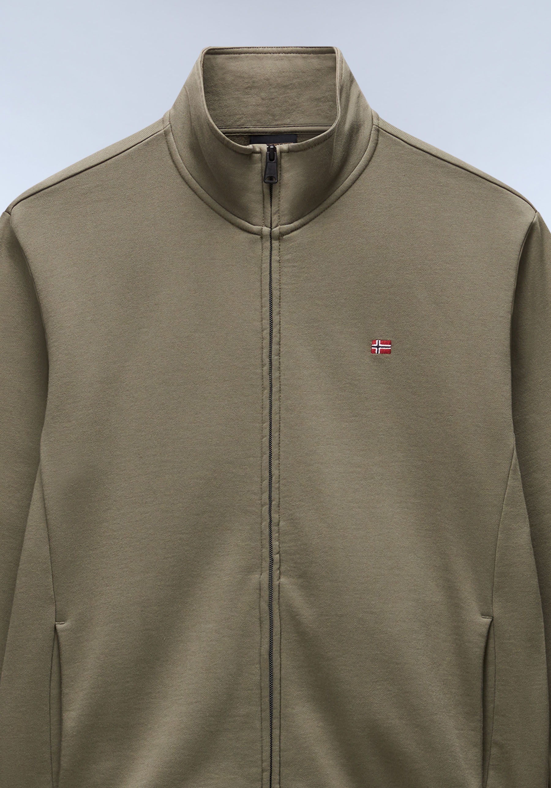 Image of Napapijri Sweatjacke "BALIS FZ" mit durchgehendem Reissverschluss, Langarm-Ausführung