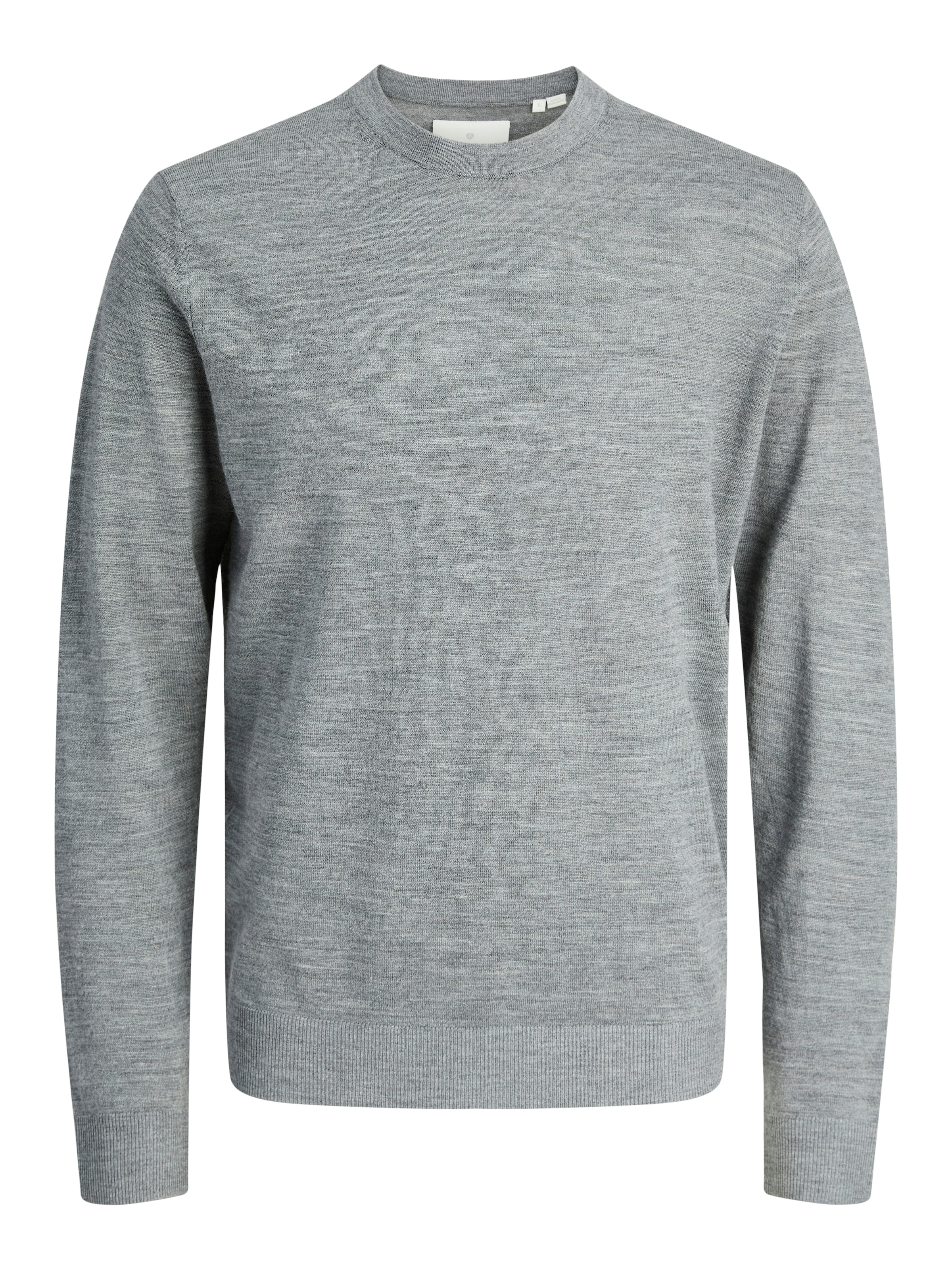 Jack & Jones Pull à col rond »JPRBLAMARK MERINO KNIT CREW NECK LN« Wolle, regular fit
