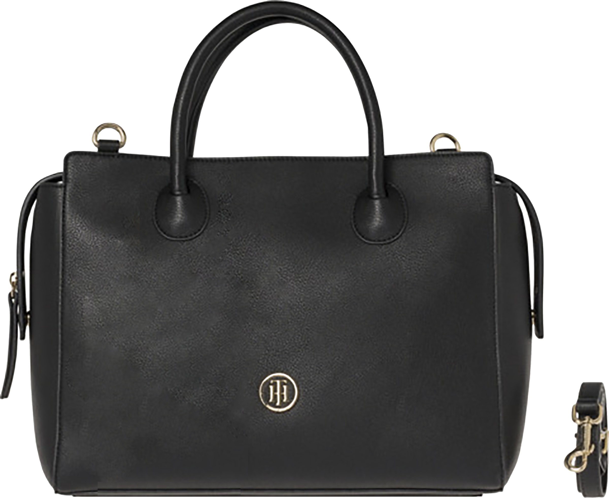 Image of Tommy Hilfiger Henkeltasche »CHARMING TOMMY SATCHEL«, mit goldfarbenen Details bei Ackermann Versand Schweiz