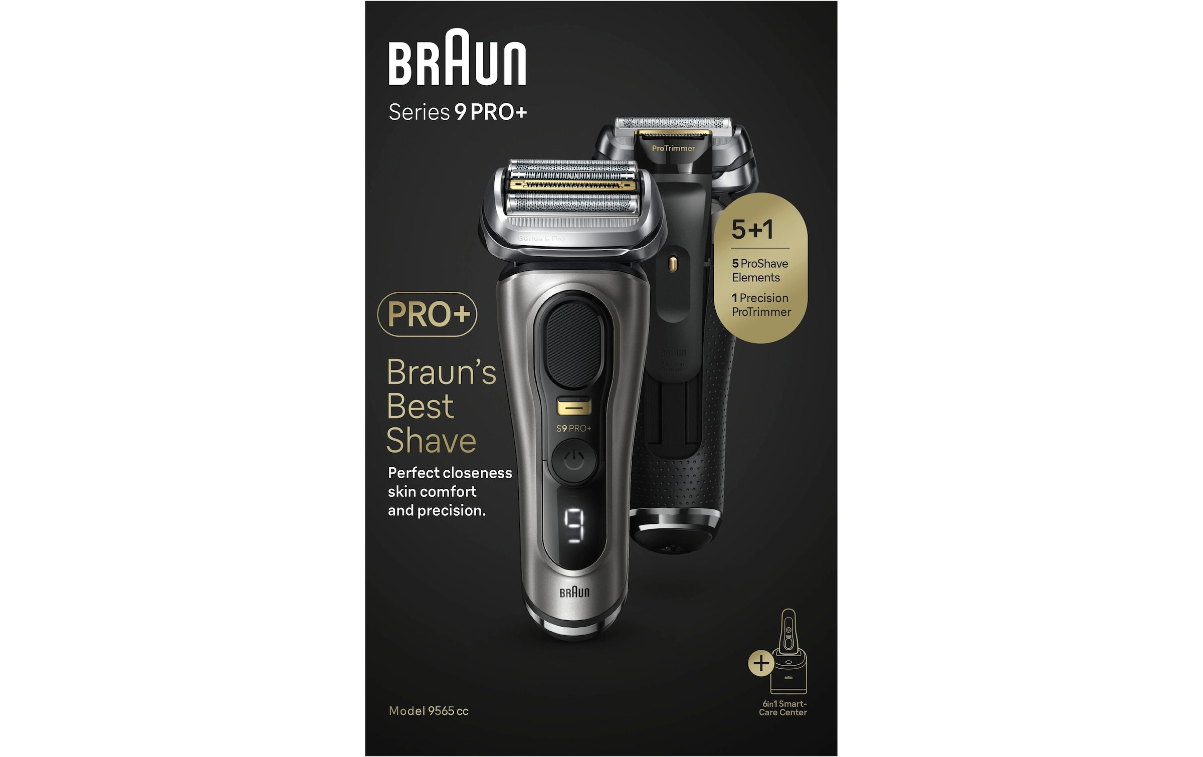 Braun Elektrorasierer »Series 9 Pro+ 9565cc mit Reinigungsstation«