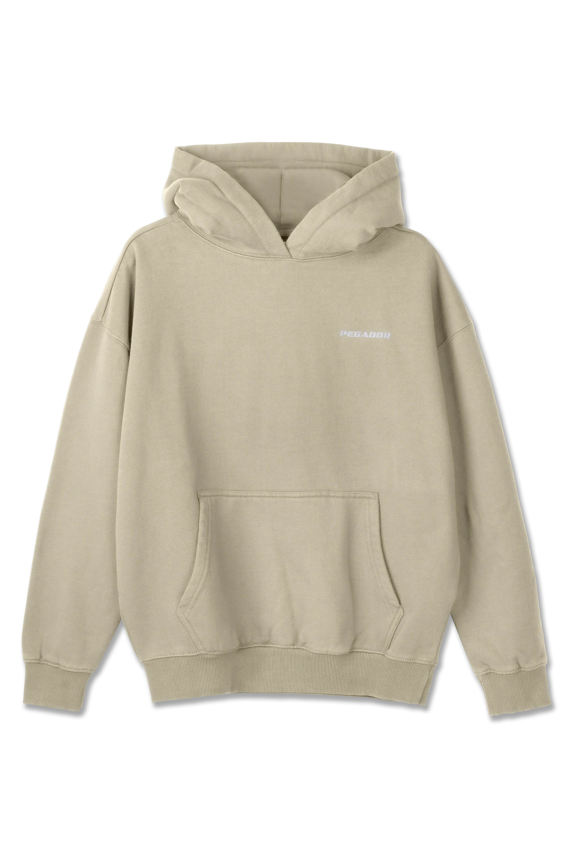 PEGADOR Sweat à capuche »Logo Oversized Hoodie«, mélange de coton, oversize
