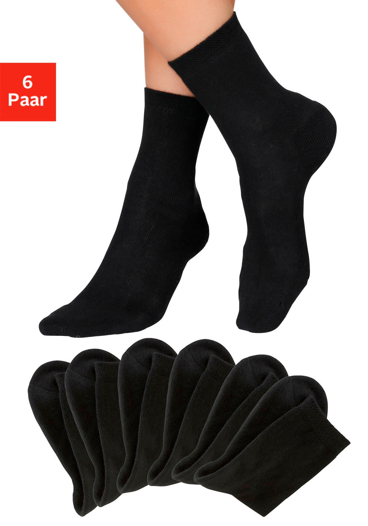 Image of H.I.S Socken Packung, 6 Paar tlg. mit bequemem Frottee