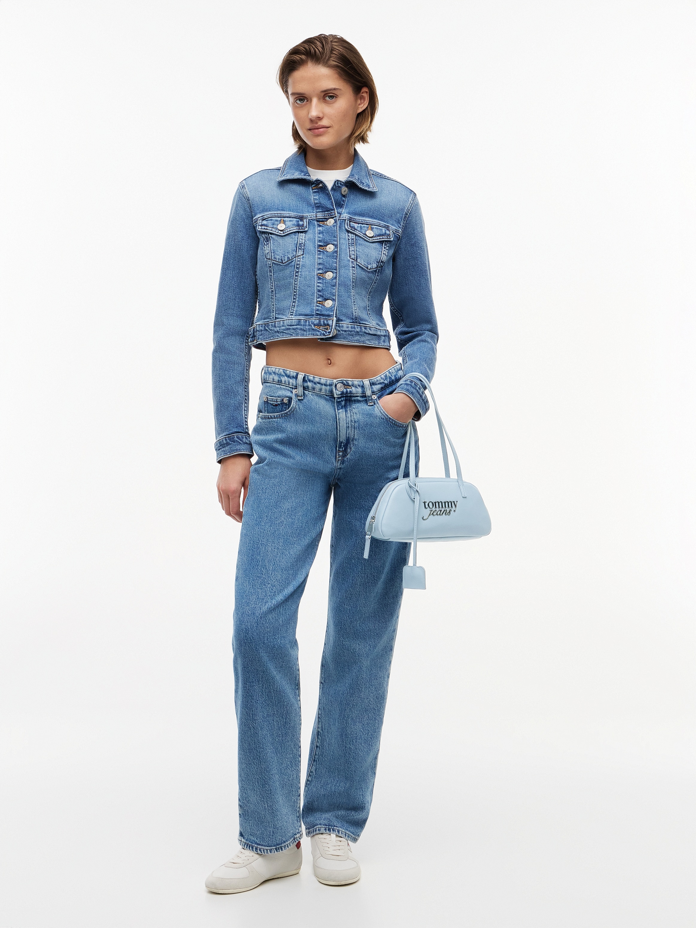 Tommy Jeans Schultertasche »TJW BOLD SHOULDER BAG« Damen Handtasche, Umhängetasche mit plakativem Logo