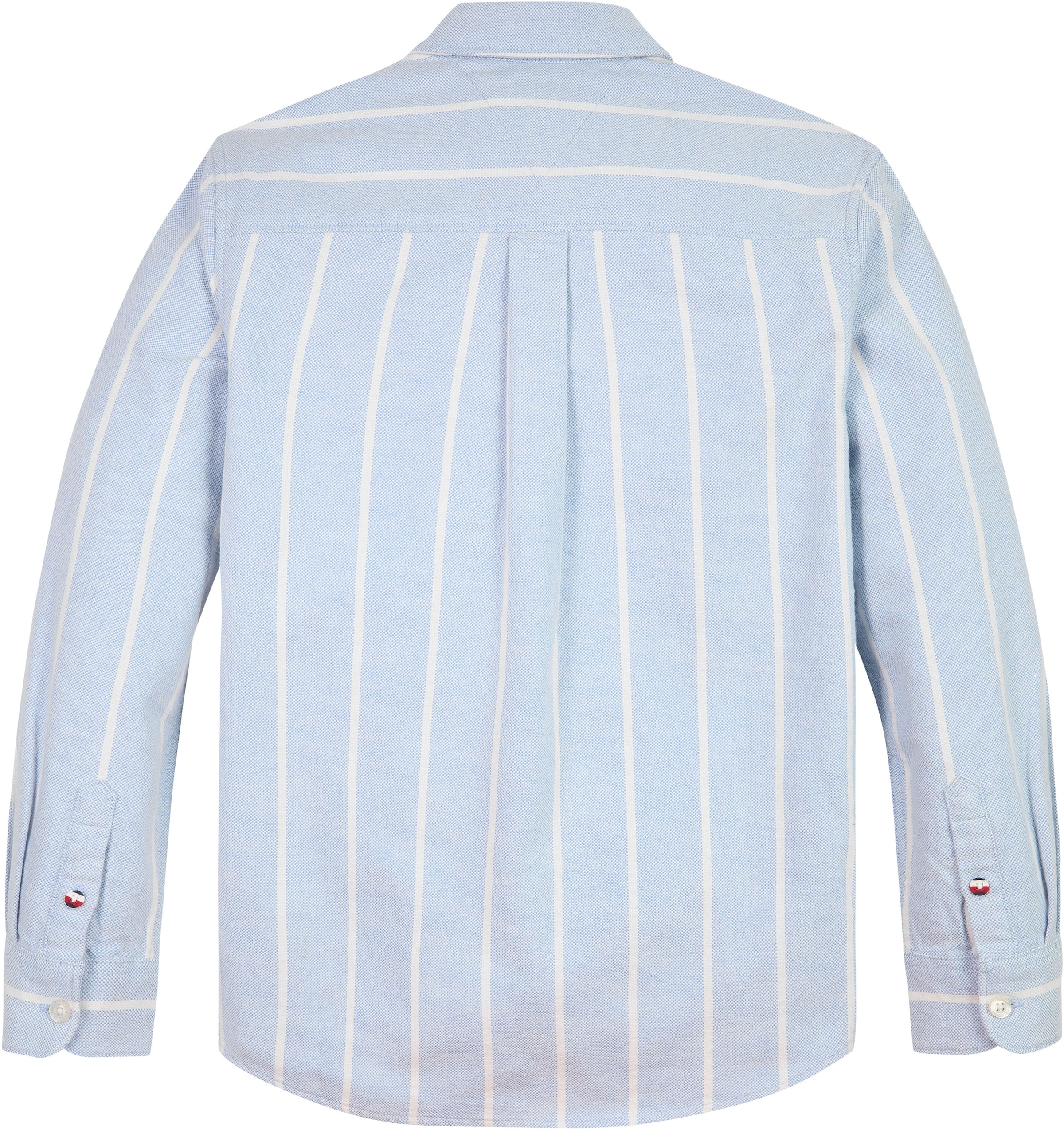 Tommy Hilfiger Langarmhemd »MONOTYPE STRIPES SHIRT LS«, Kinder bis 16 Jahre mit Logoprägung