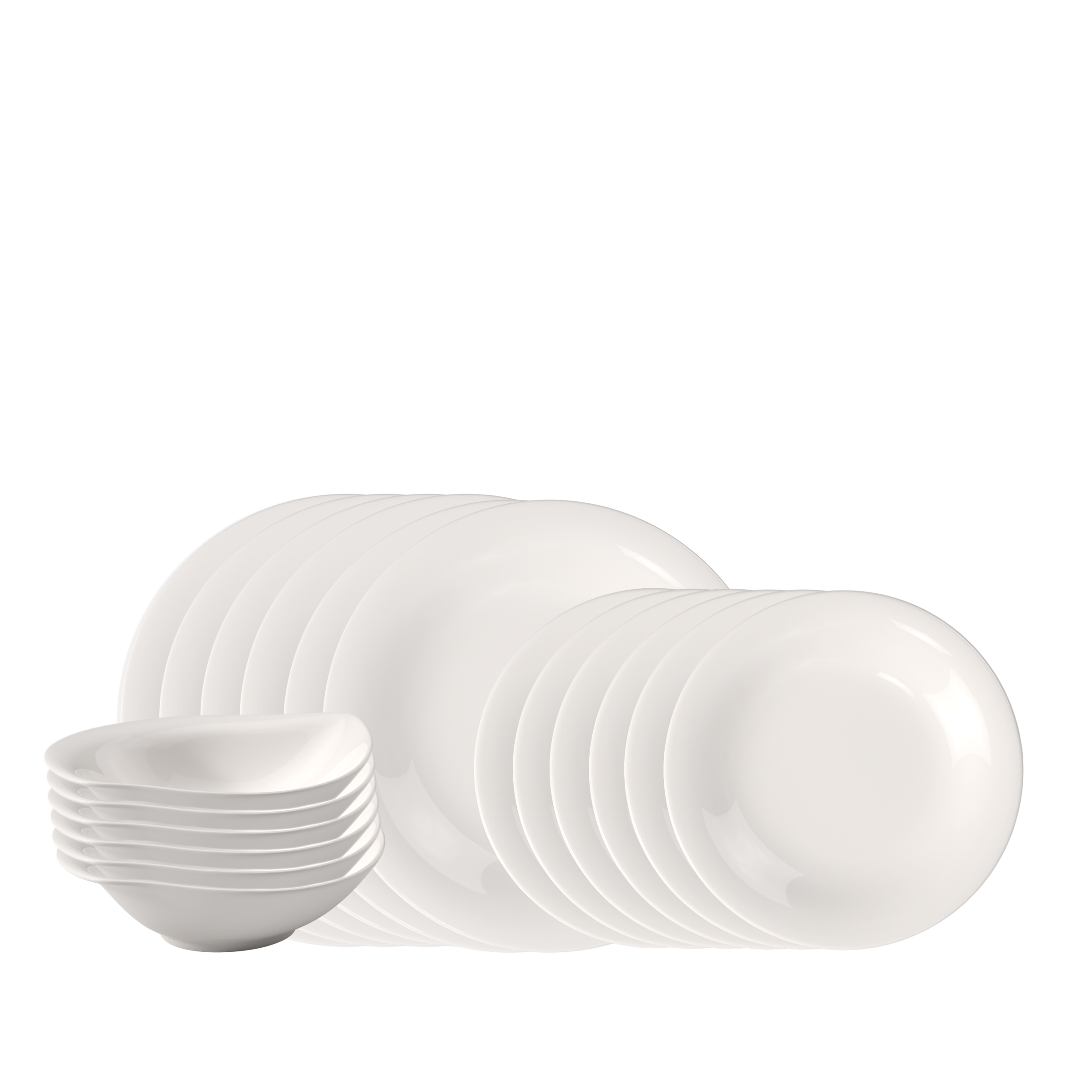 Image of like. by Villeroy & Boch Geschirr-Set "Essential Dinner-Set" Premium Porzellan