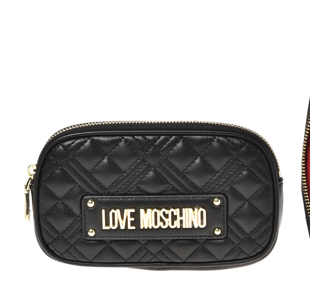 Image of LOVE MOSCHINO Mini Geldbörse, mit goldfarbenen Details bei Ackermann Versand Schweiz