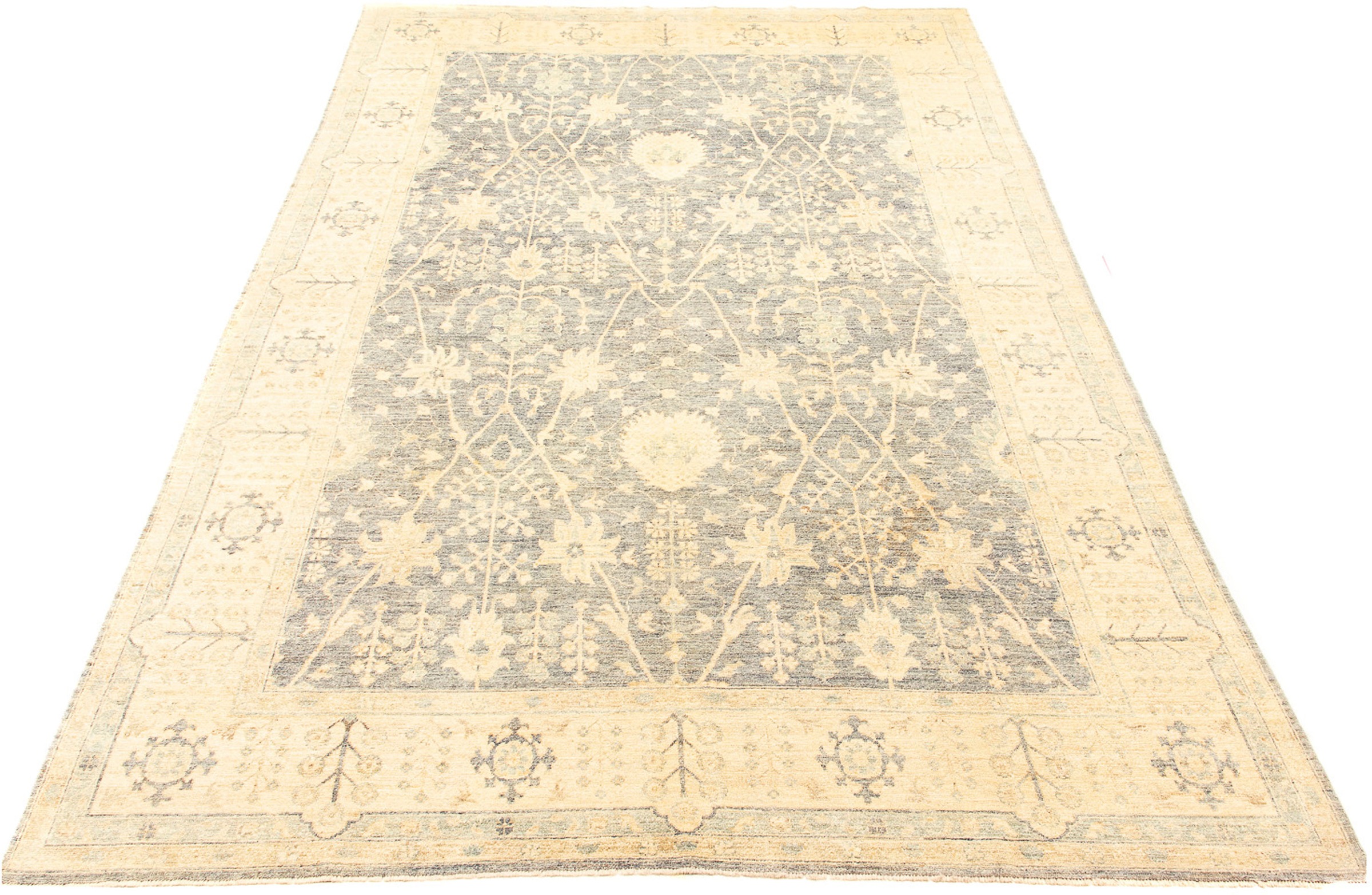 Image of morgenland Orientteppich »Ziegler - Usak - 436 x 300 cm - beige«, rechteckig, 6 mm Höhe, Wohnzimmer, Handgeknüpft, Einzelstück mit Zertifikat bei Ackermann Versand Schweiz