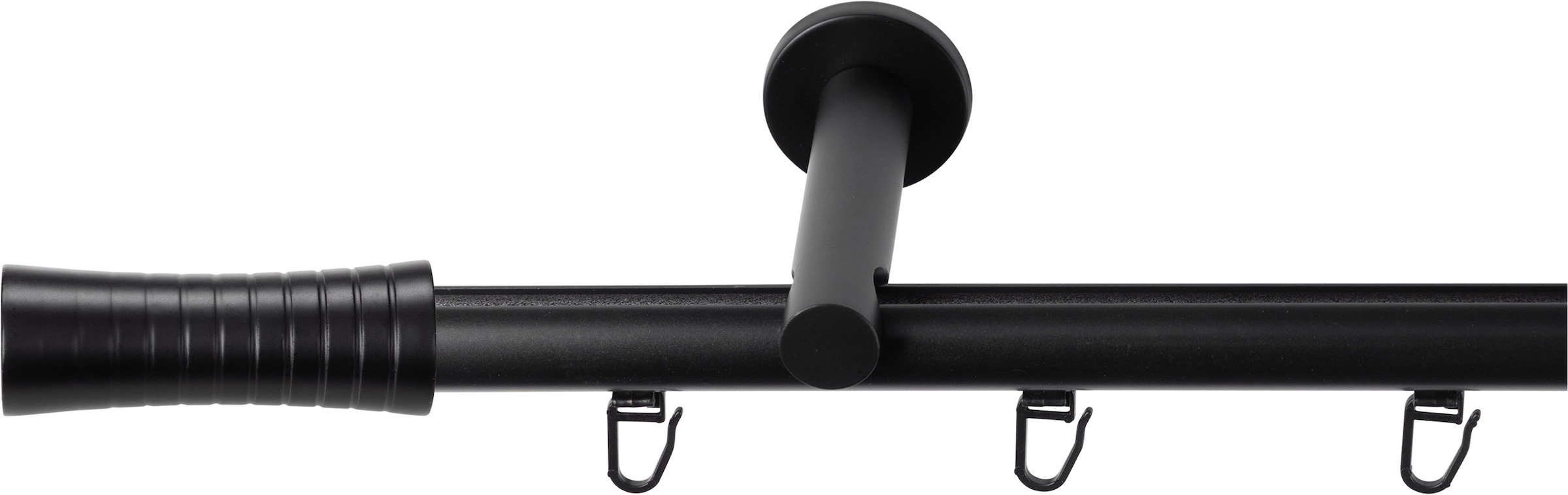 SN DECO GROUP Gardinenstange Ø 19 mm 1 läufig-läufig Fixmass;kürzbar