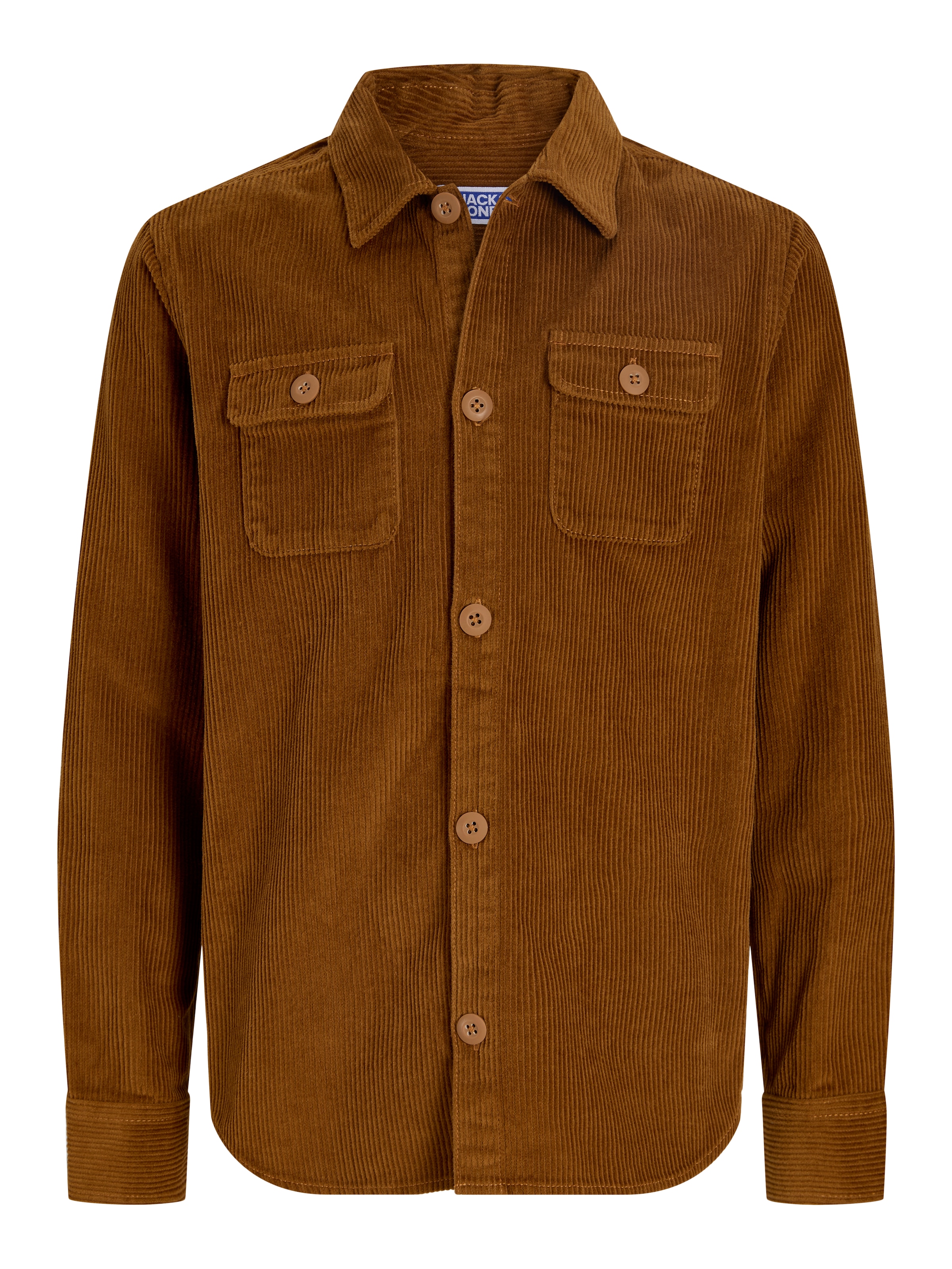 Jack & Jones Junior Langarmhemd »JJEREGENT CORD OVERSHIRT LS JNR« Baumwolle, locker geschnitten