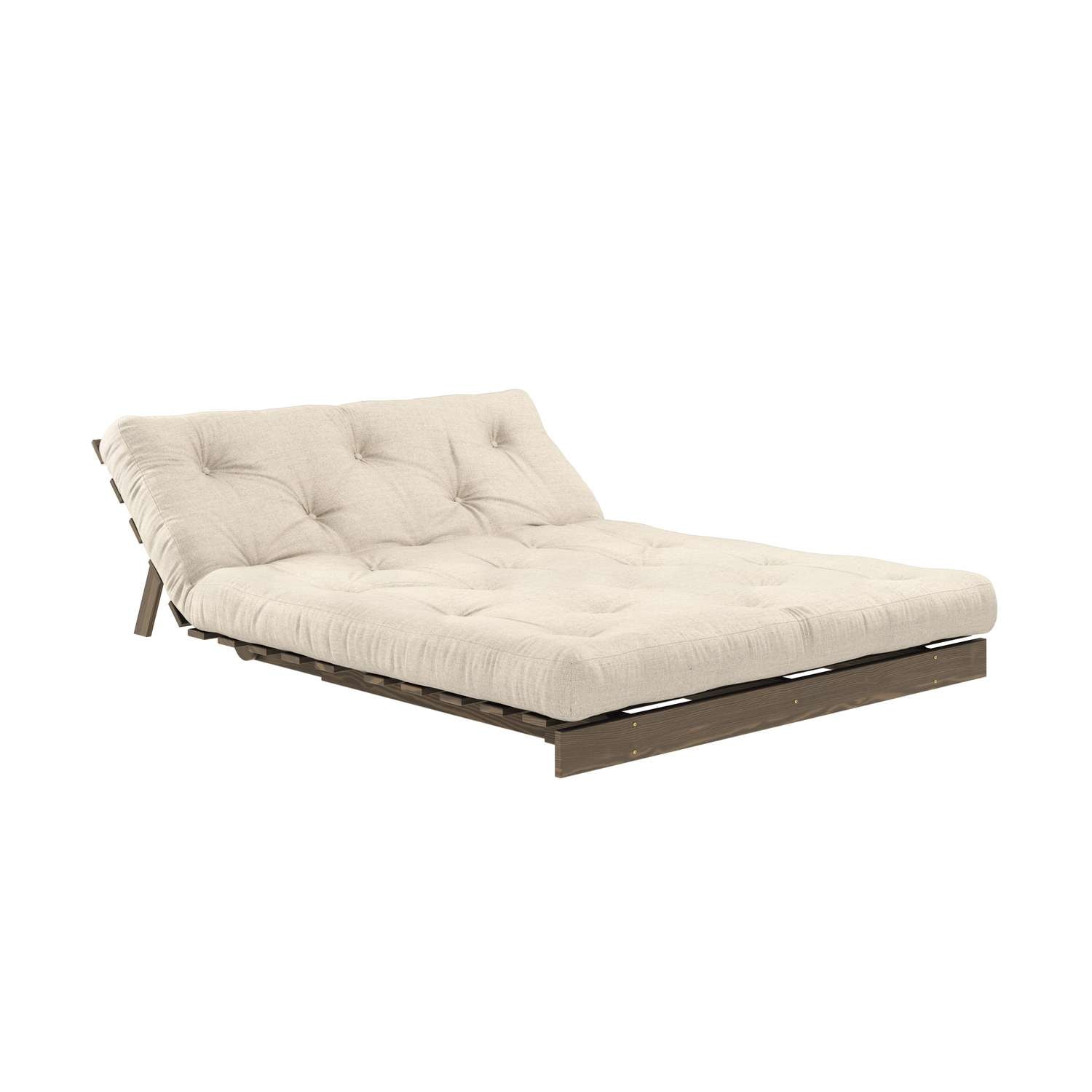 Karup Design Daybett »Daybett Roots Schlafsofa – Gästebett & Sofa aus FSC®-Kiefer«, Inkl. Futonmatratze, in mehreren Grössen & Farben erhältlich
