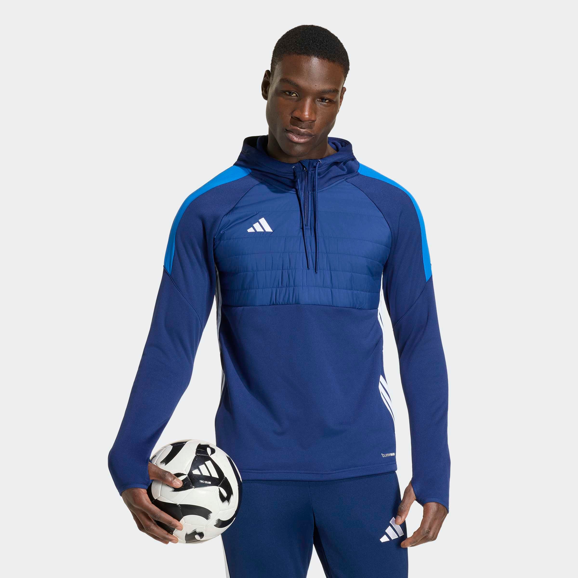 Image of adidas Performance Kapuzensweatshirt "TIRO 26 ESSENTIALS WINTERIZED TRAININGSOBERTEIL", mit Kapuze, aus Polyester