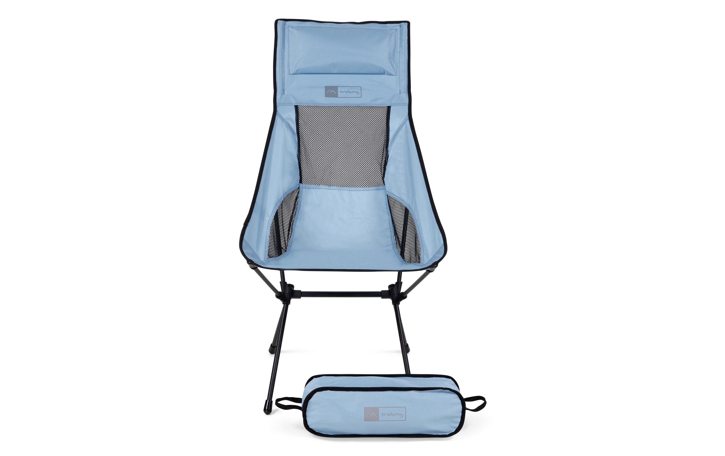 Image of Campingstuhl "Trekony Hoch Hellblau" ()