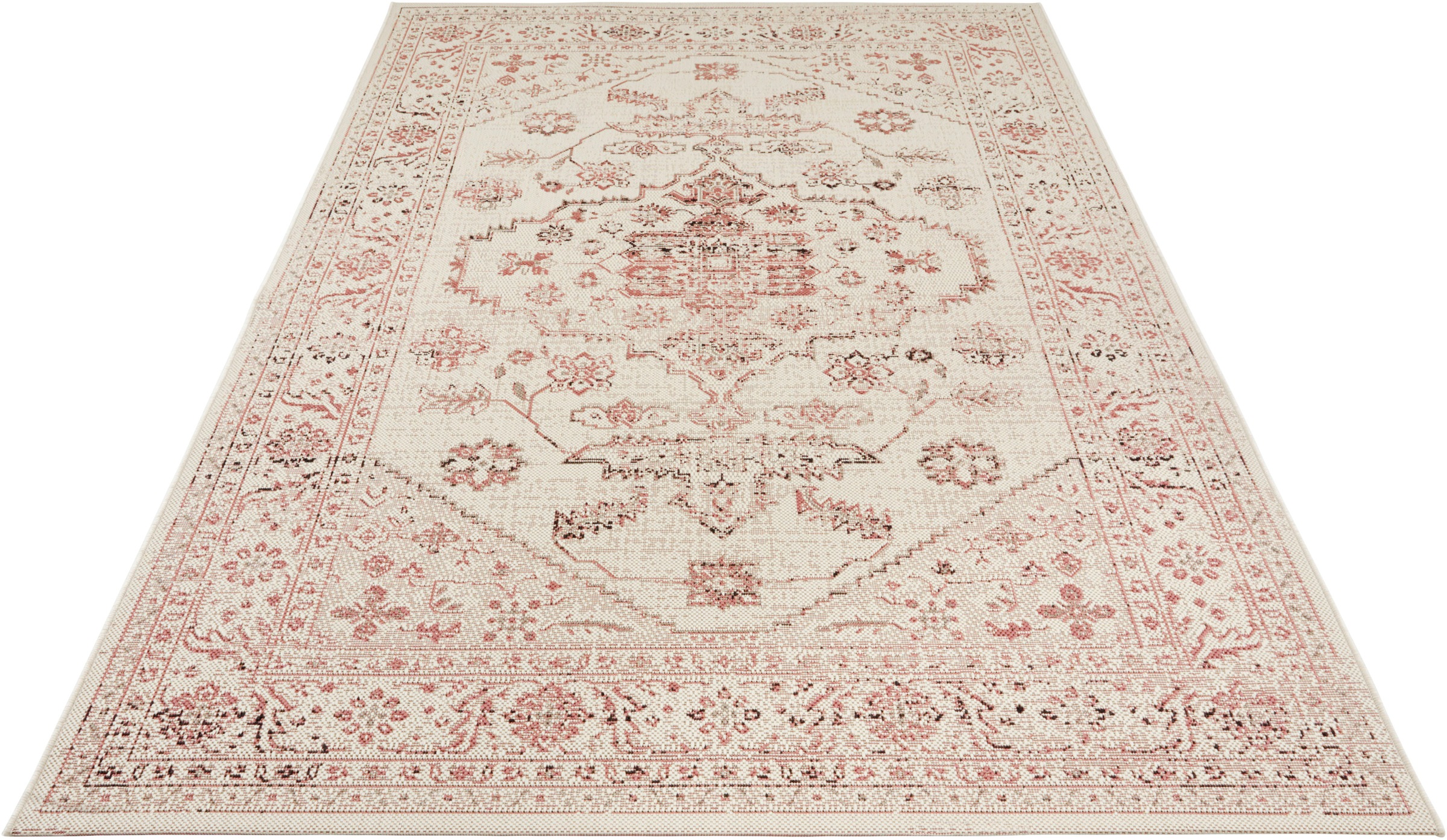 Image of NORTHRUGS Teppich »Navarino«, rechteckig, 8 mm Höhe, In-und Outdoor geeignet, Wohnzimmer, Balkon, Terrasse, Garten, Strapazierfähig und pflegeleicht, Flachgewebe bei Ackermann Versand Schweiz