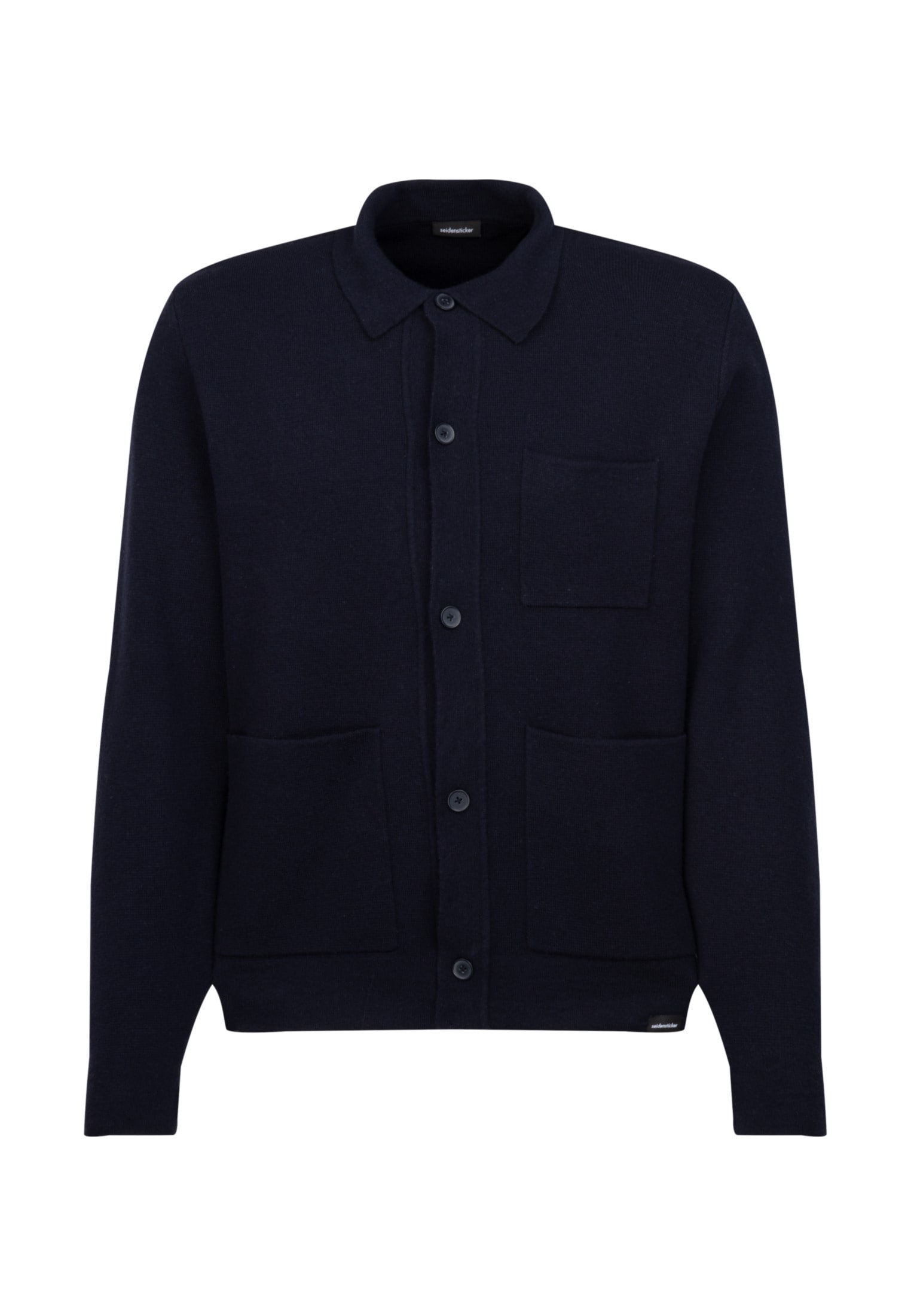 seidensticker Veste en tricot »Regular« Langarm Kragen Uni