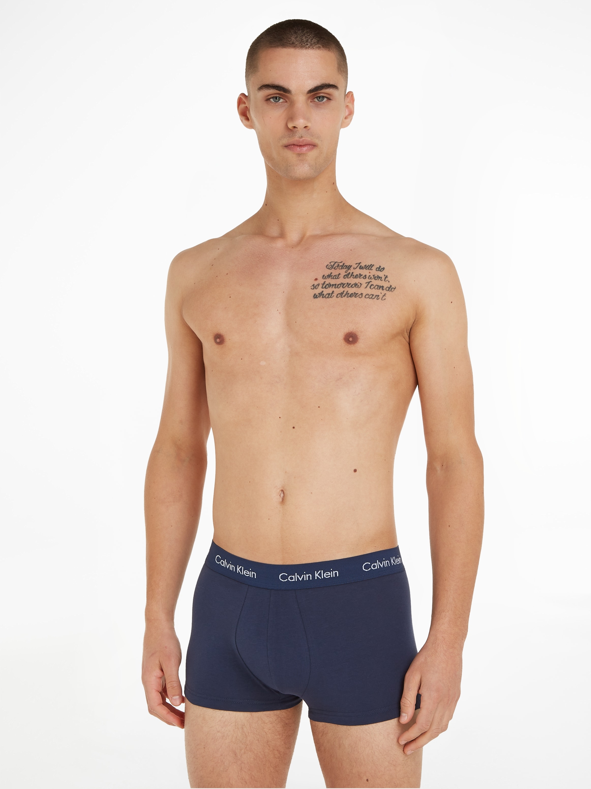 Calvin Klein Underwear Hipster, (3 St.), in blautönen