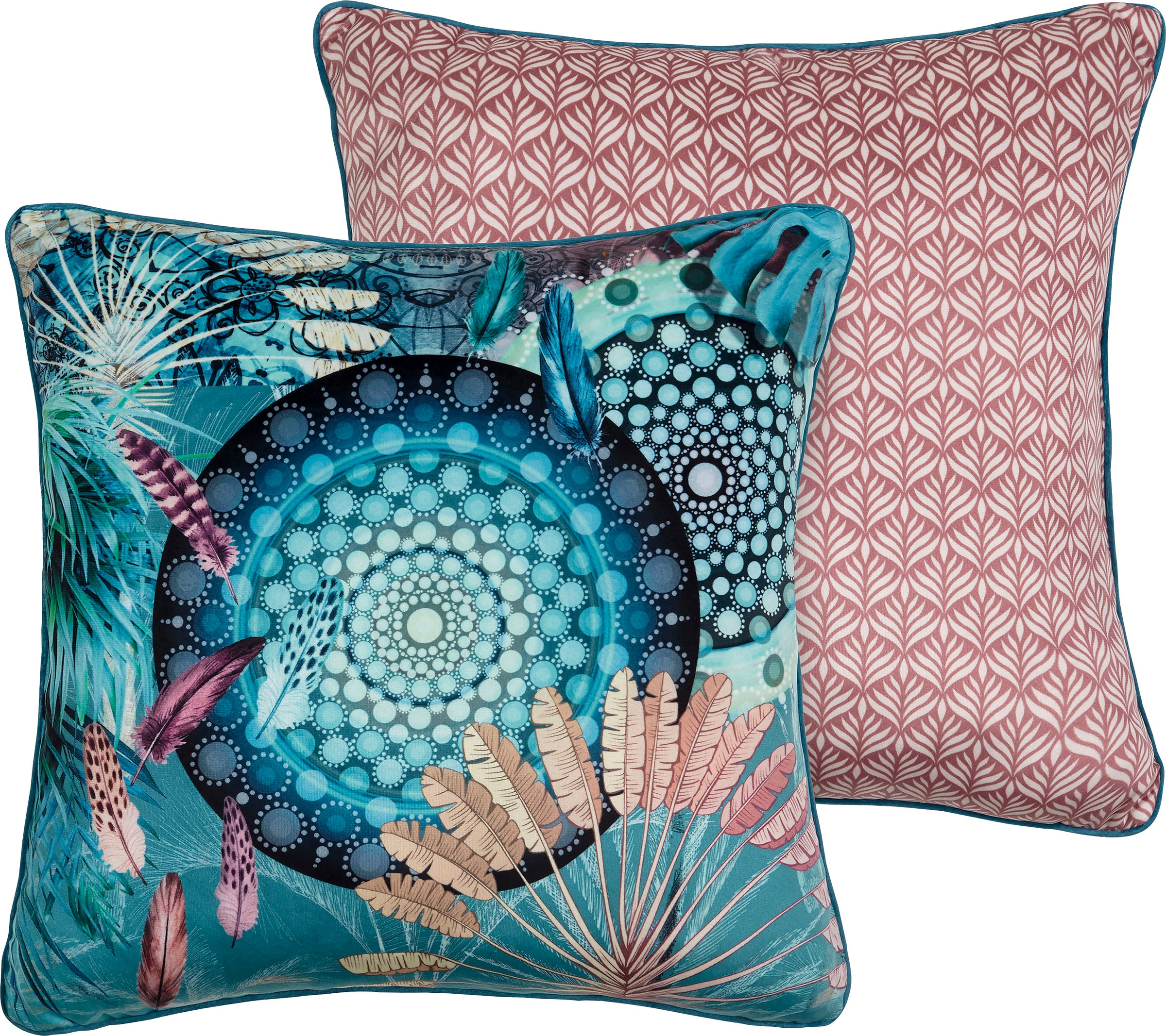 Image of hip Dekokissen »Kanya«, (1 St., 1 30x60 cm Dekokissen-Mit Biese), mit Mandala bei Ackermann Versand Schweiz