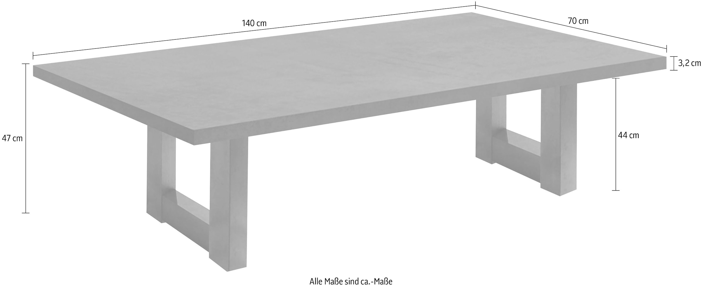 Mäusbacher Couchtisch »TOPSELLER!«, (Beistelltisch), Tisch, U-Gestell