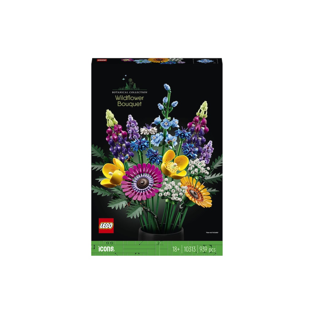 LEGO® Spielbausteine »Wildblumenstrauss 10313«, (939 St.)